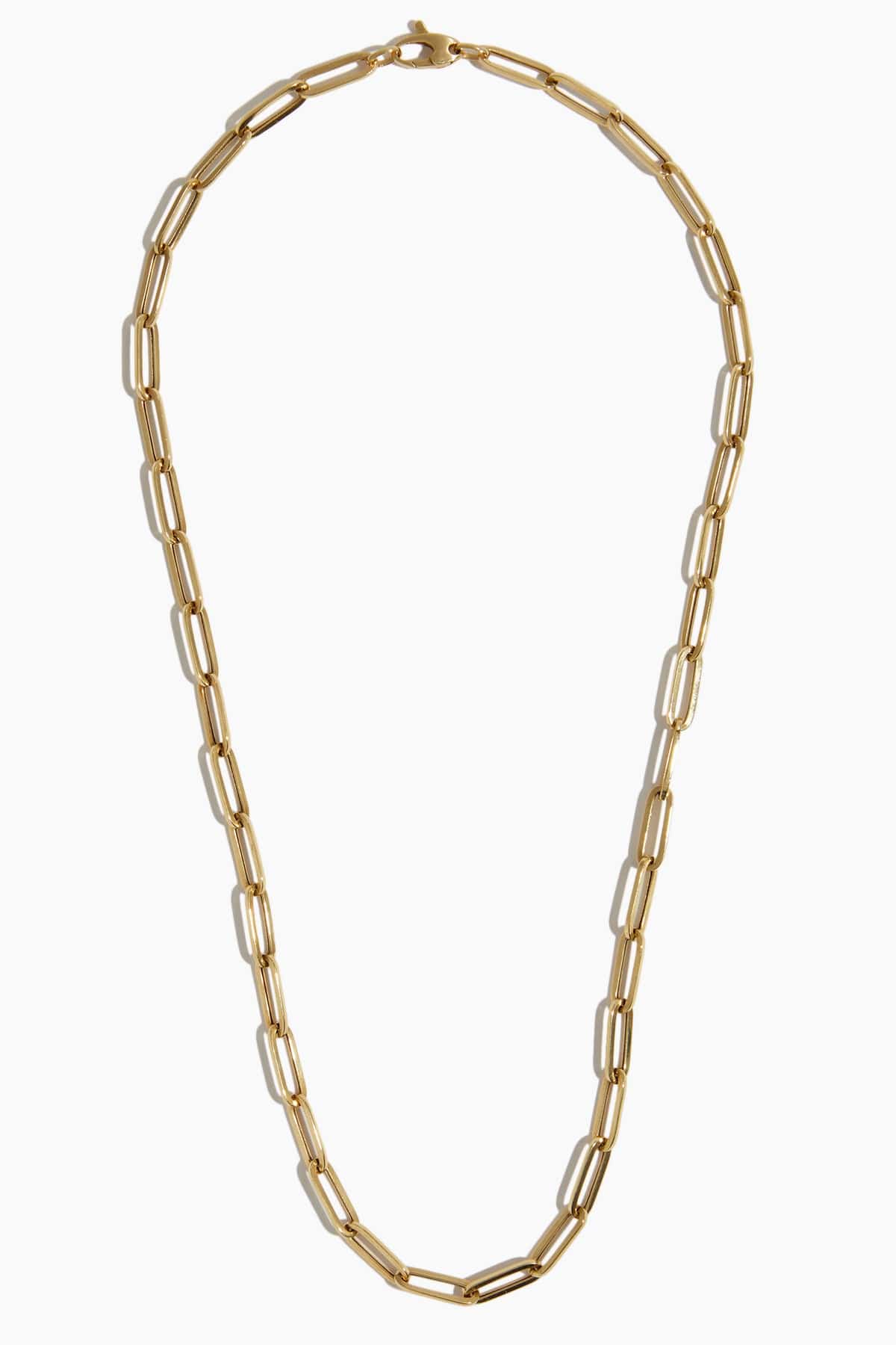 18" Paperclip Chain in 14K Gold - Image 3