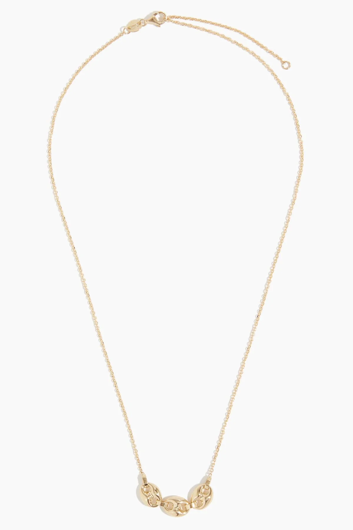 3 Puffy Mariner Chain in 14k Yellow Gold - Image 3
