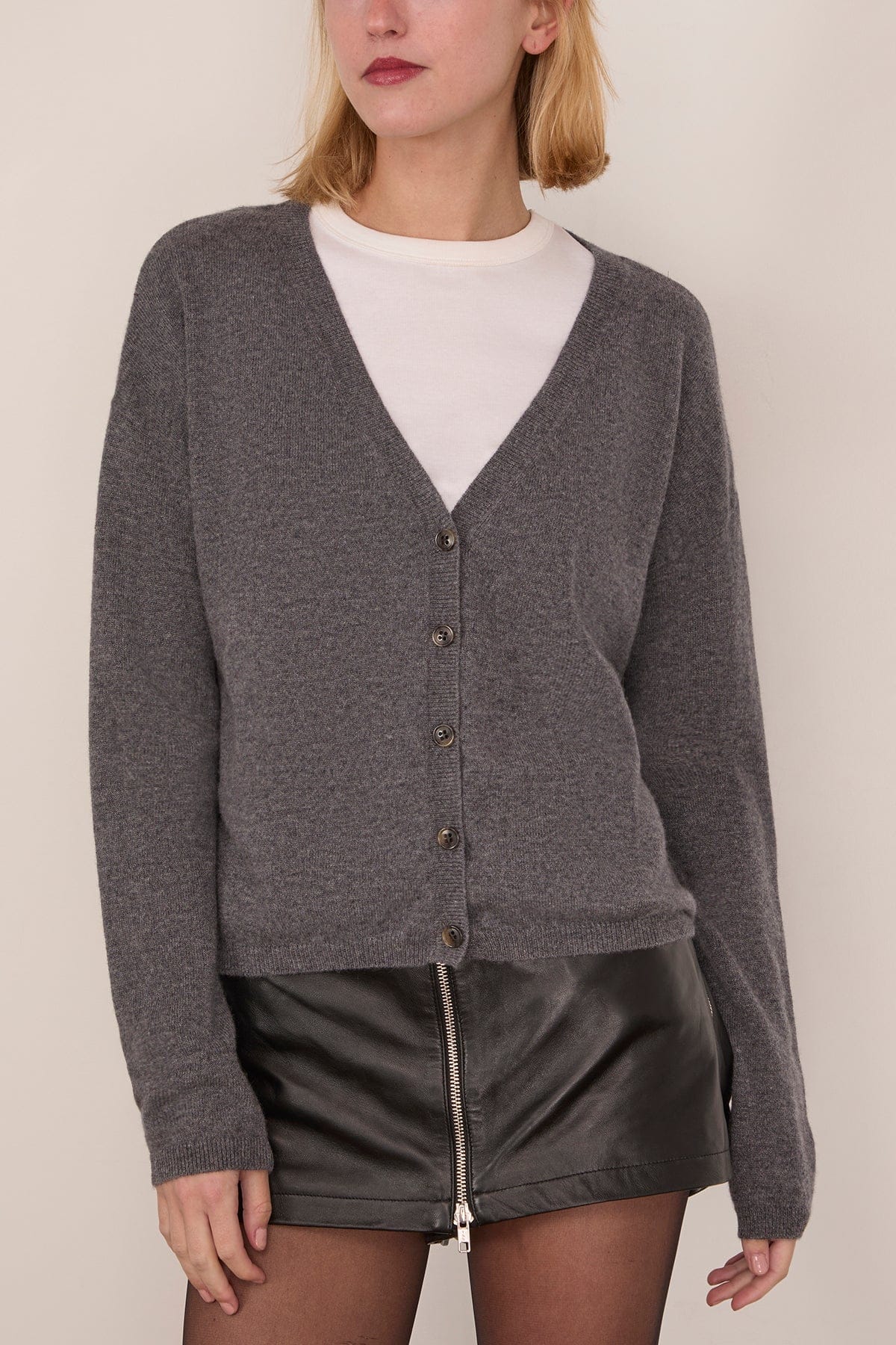 Abby Cardigan in Graphite - Image 3