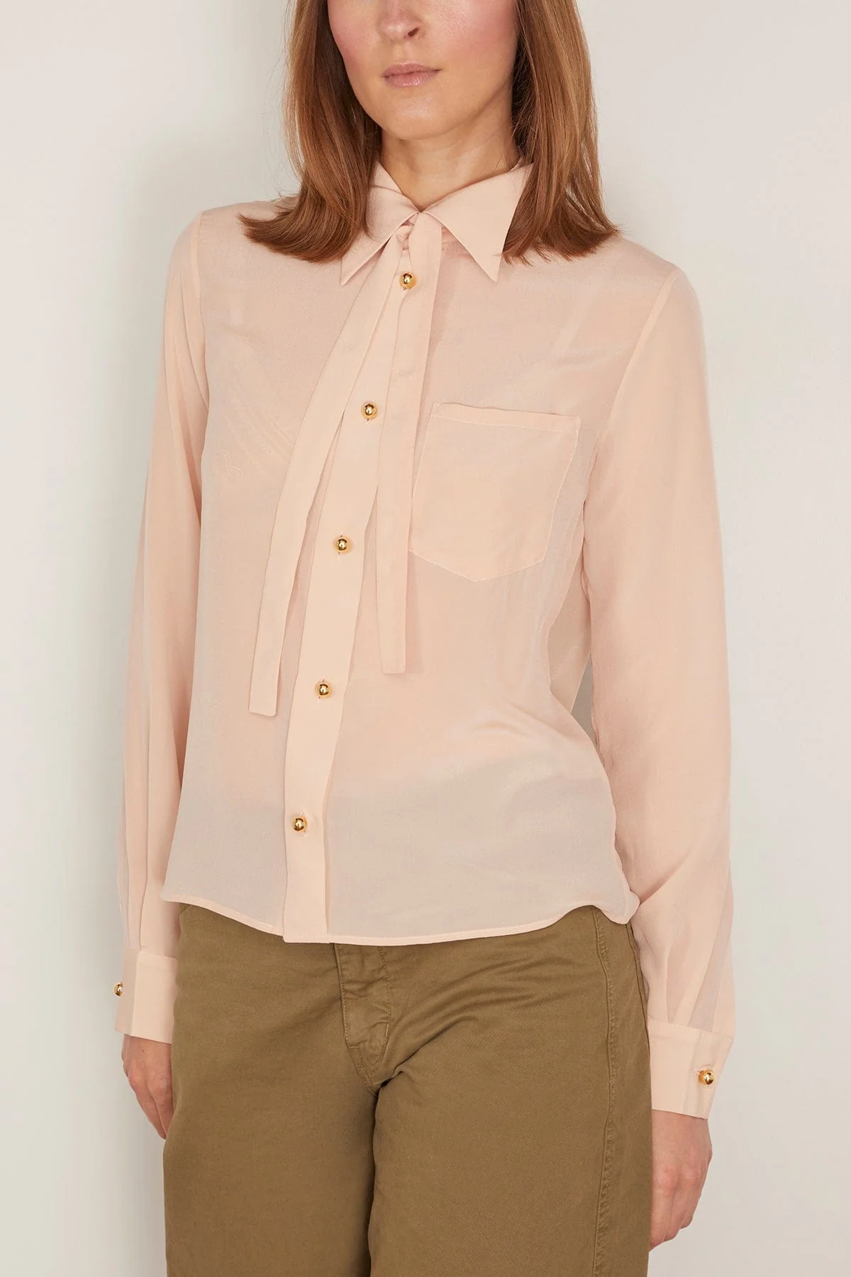 Academy Blouse in Pale Blush - Image 3