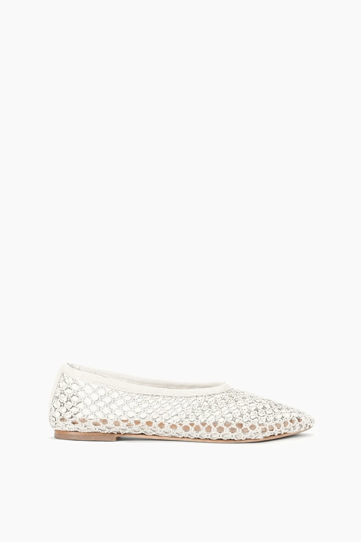Alba Ballet Flat in Paper Netting