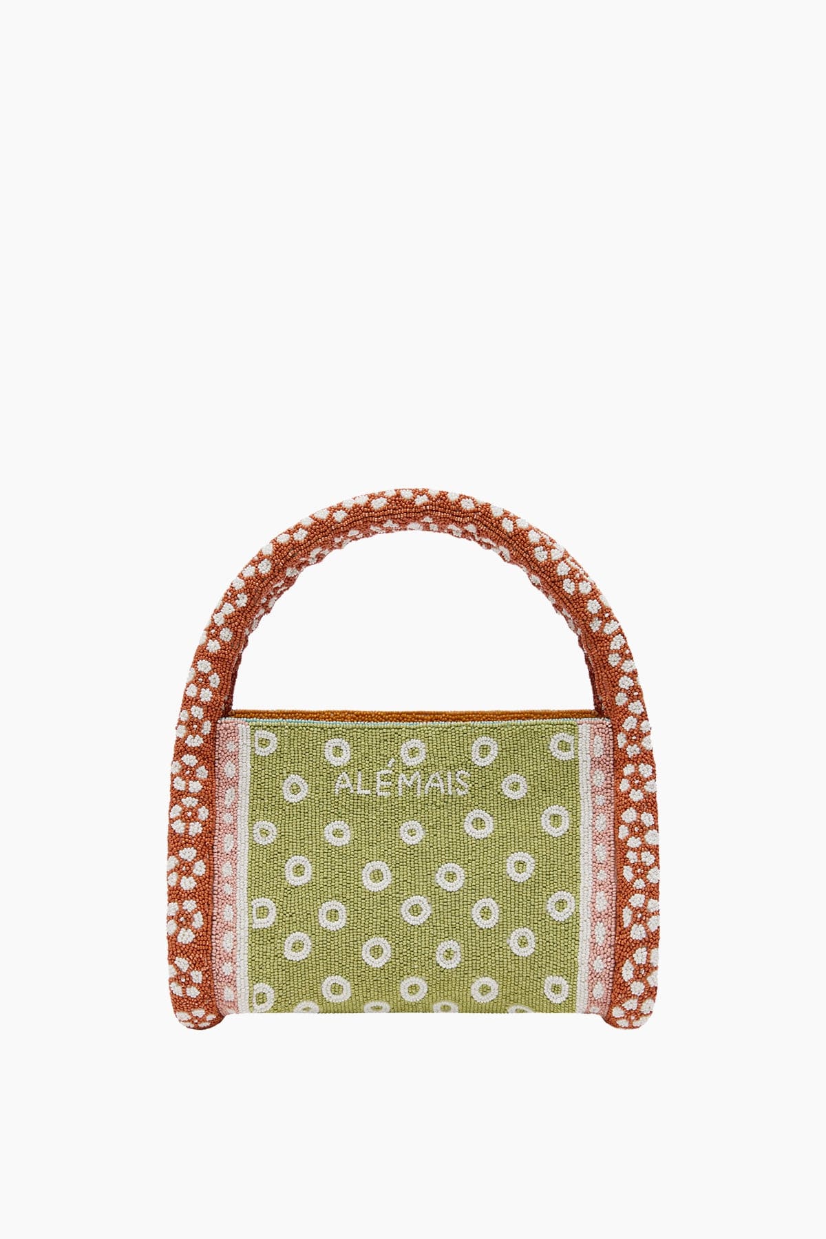 Alberta Beaded Mini Barrel Bag in Multi - Image 3