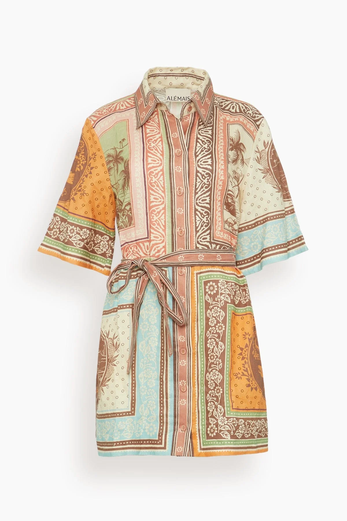 Alberta Mini Dress in Multi