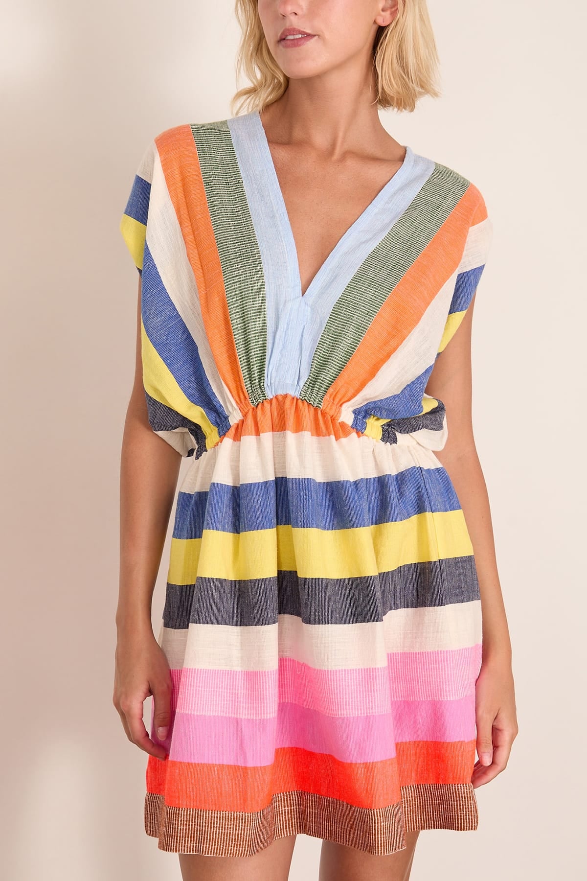 Alem Plunge Dress in Pariti Fiesta - Image 3