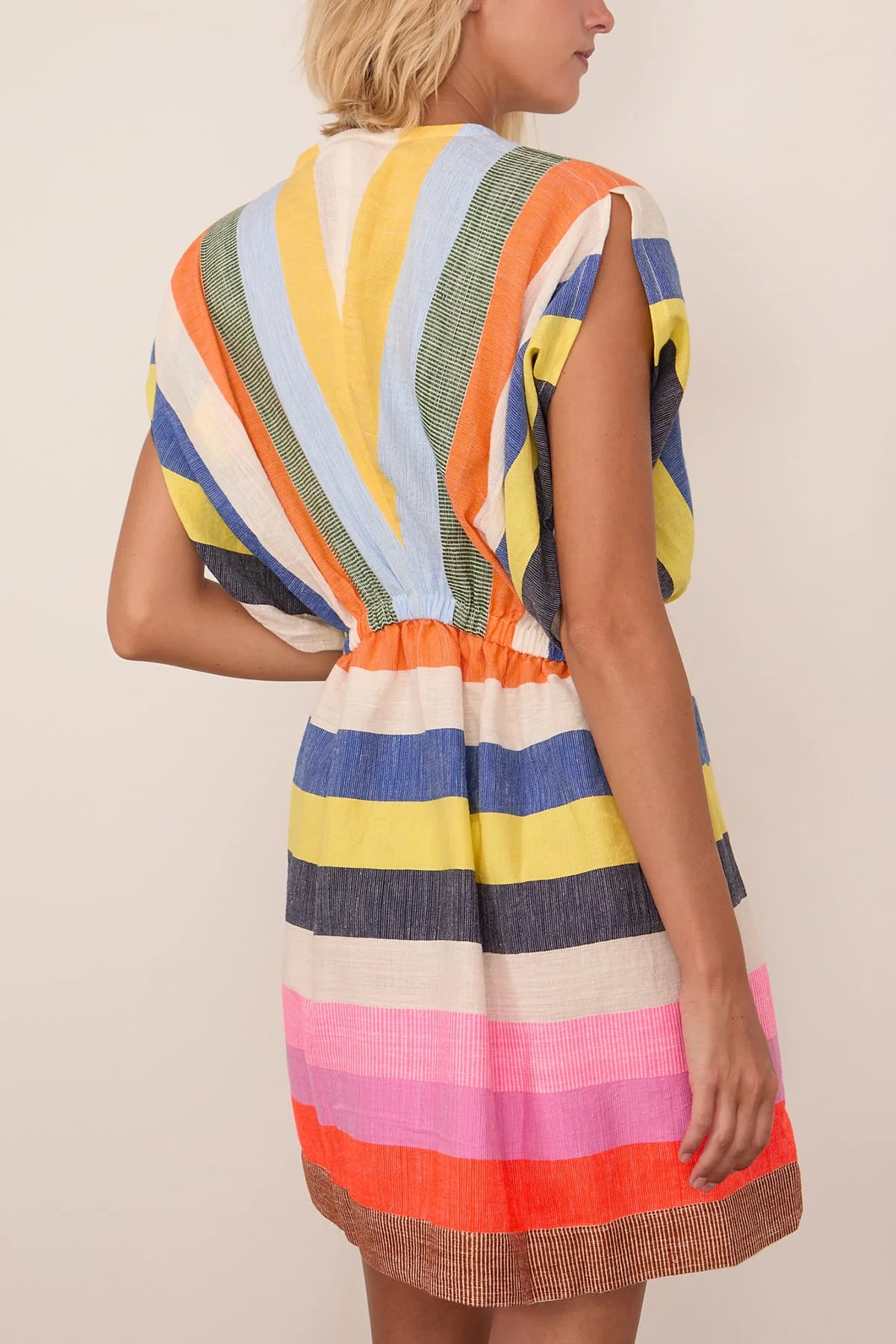 Alem Plunge Dress in Pariti Fiesta - Image 4