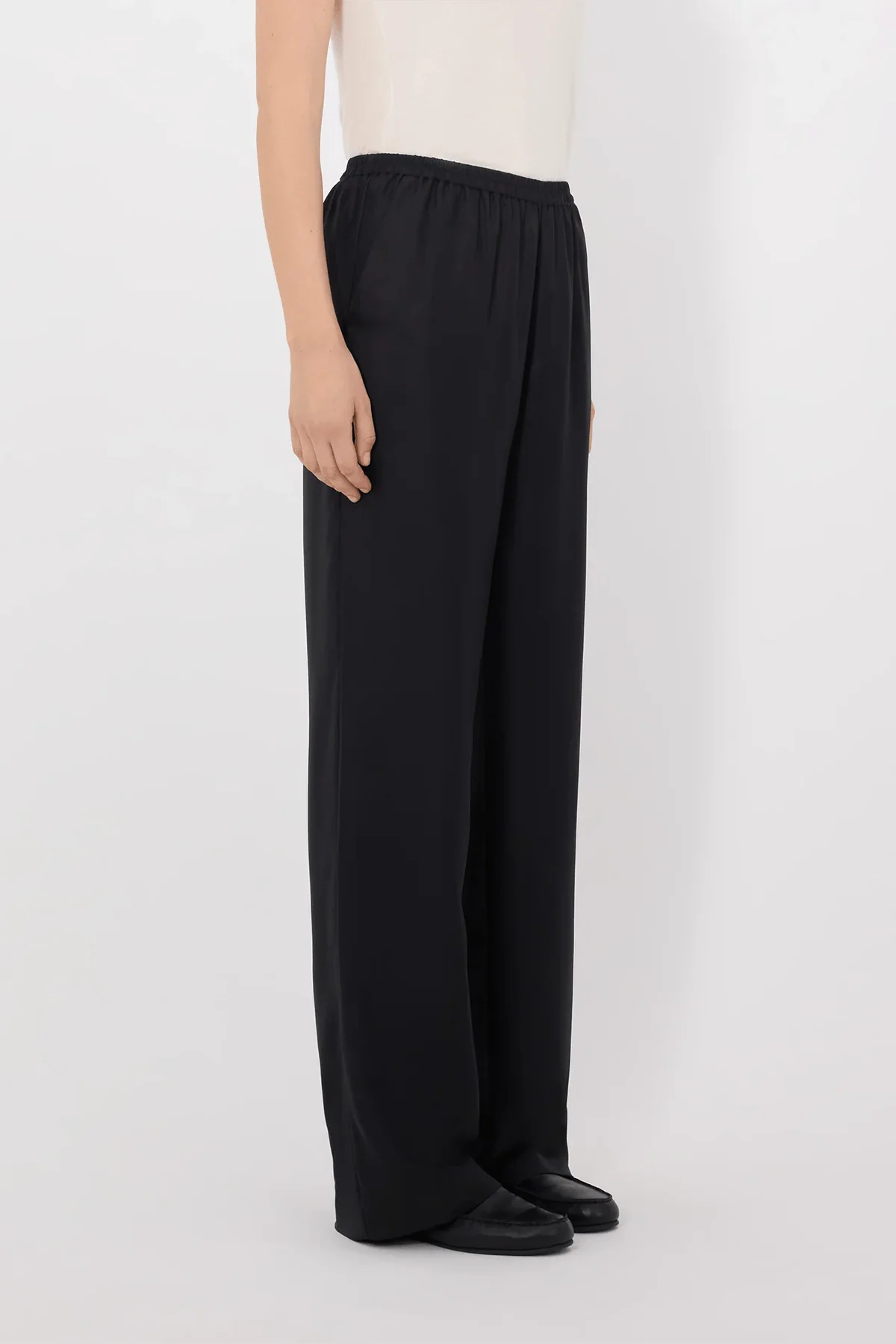 Alera Wide Leg Pants in Black - Image 3