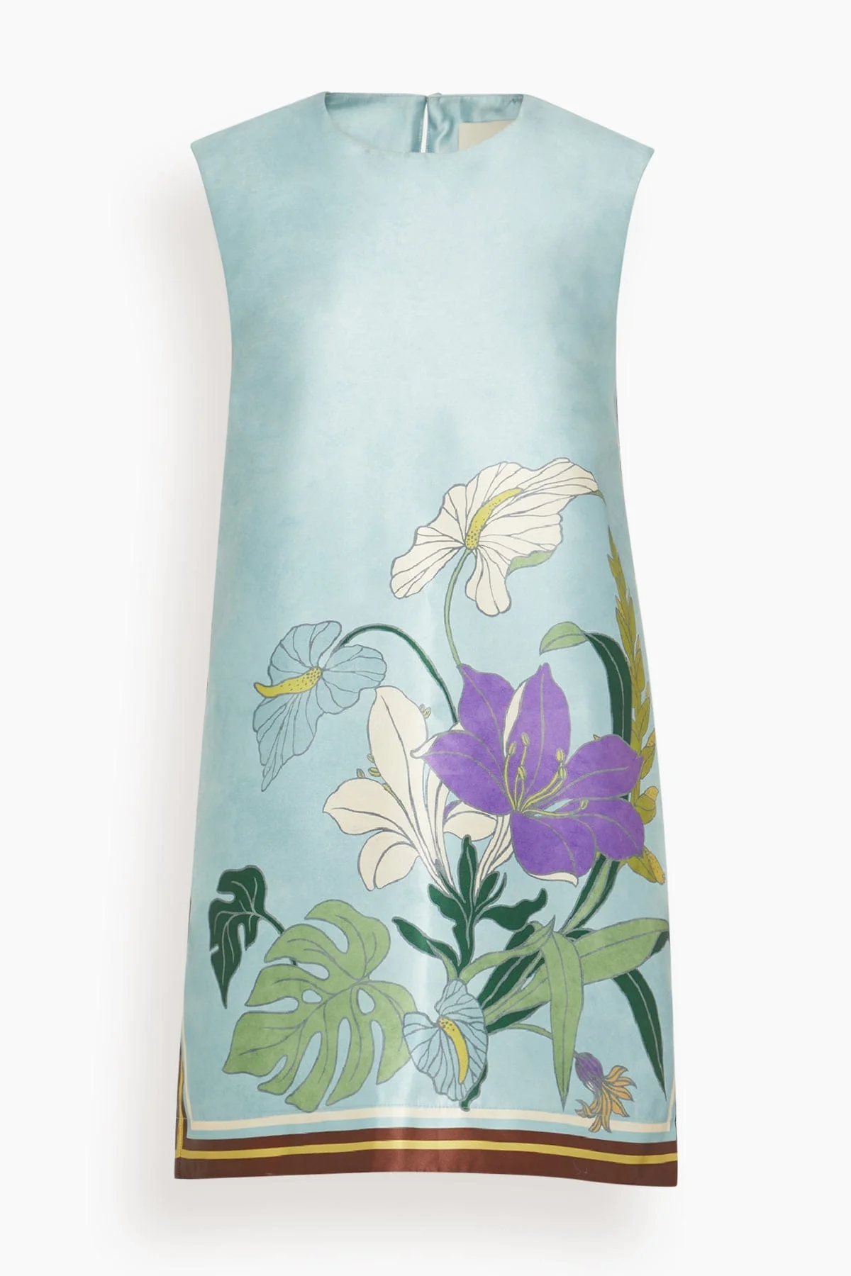 Alfie Mini Dress in Ice Blue
