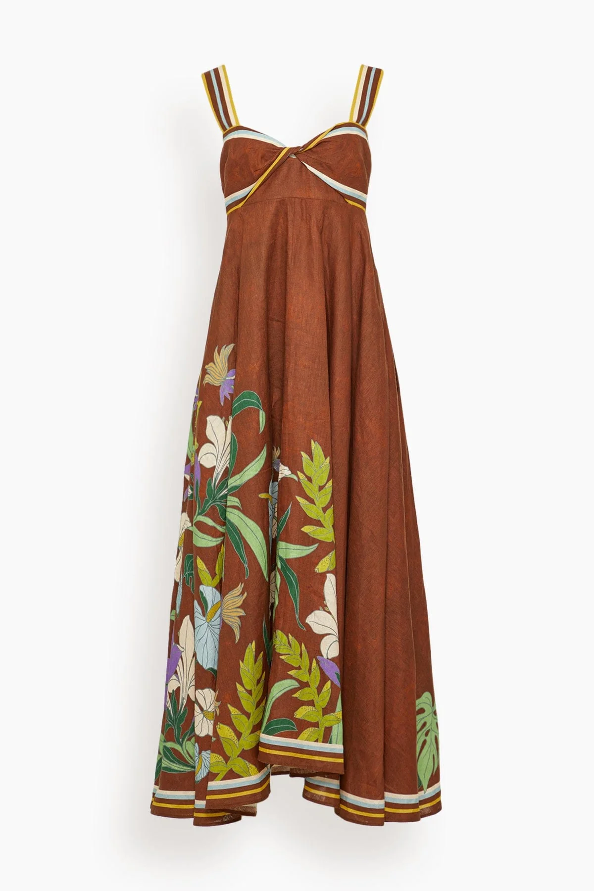 Alfie Twist Sundress in Chocolate
