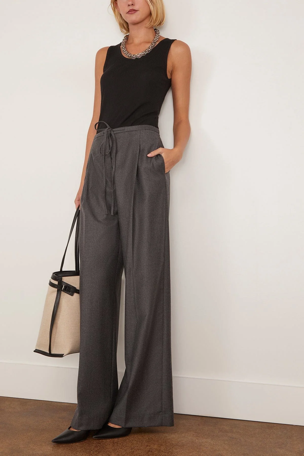 Alicudi Tank Top in Black - Image 2