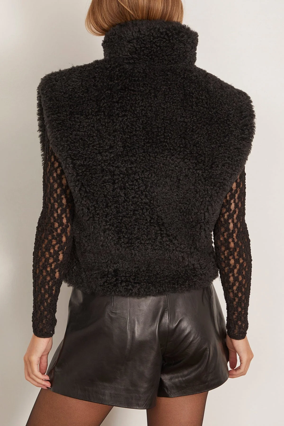 Alisa Vest in Black - Image 4