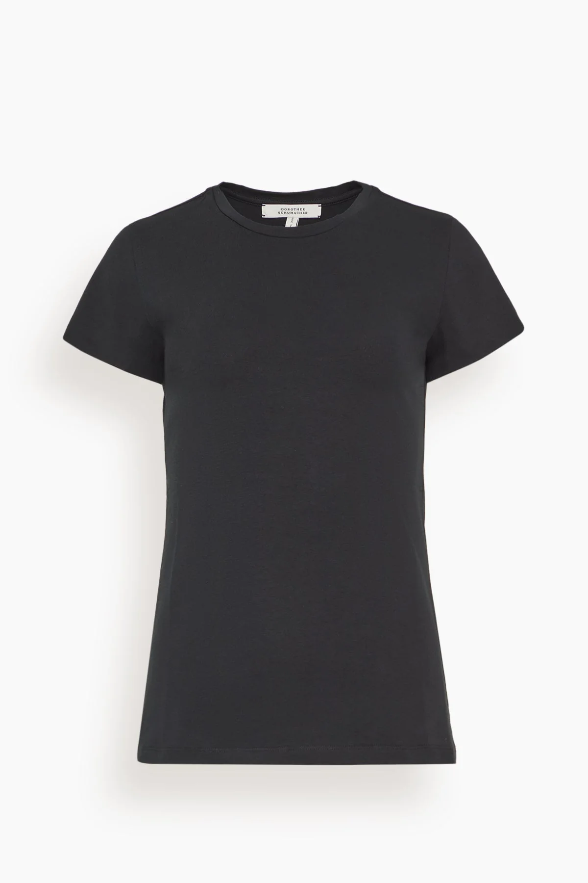 All Time Favorites O-Neck Tee in Pure Black