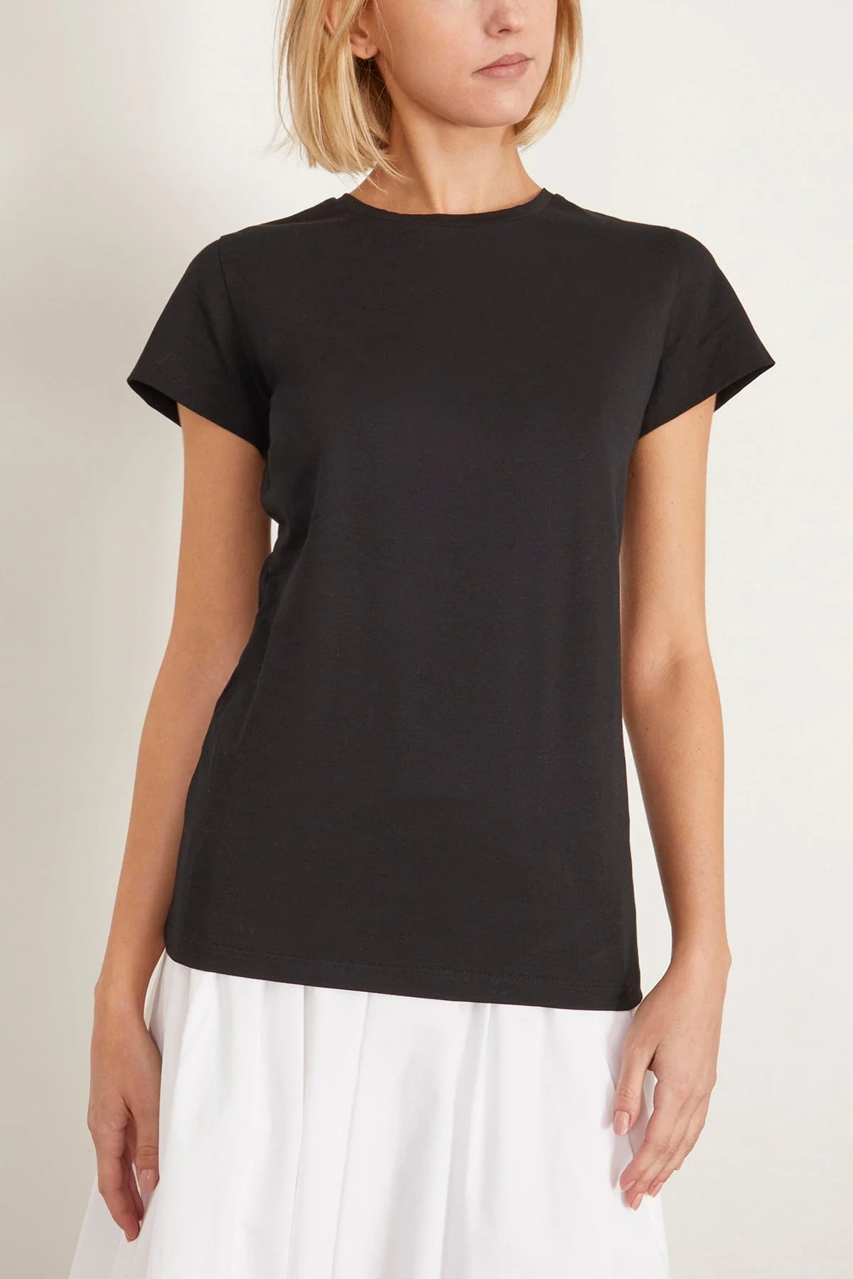 All Time Favorites O-Neck Tee in Pure Black - Image 3