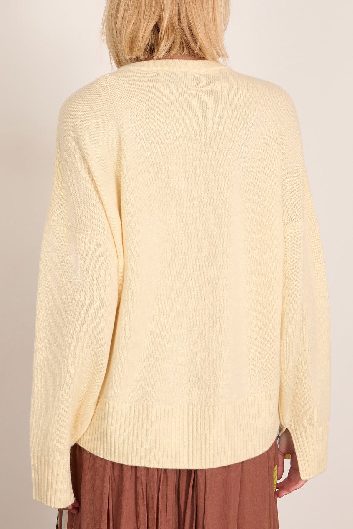 Anton Crewneck Sweater in Butter - Image 4