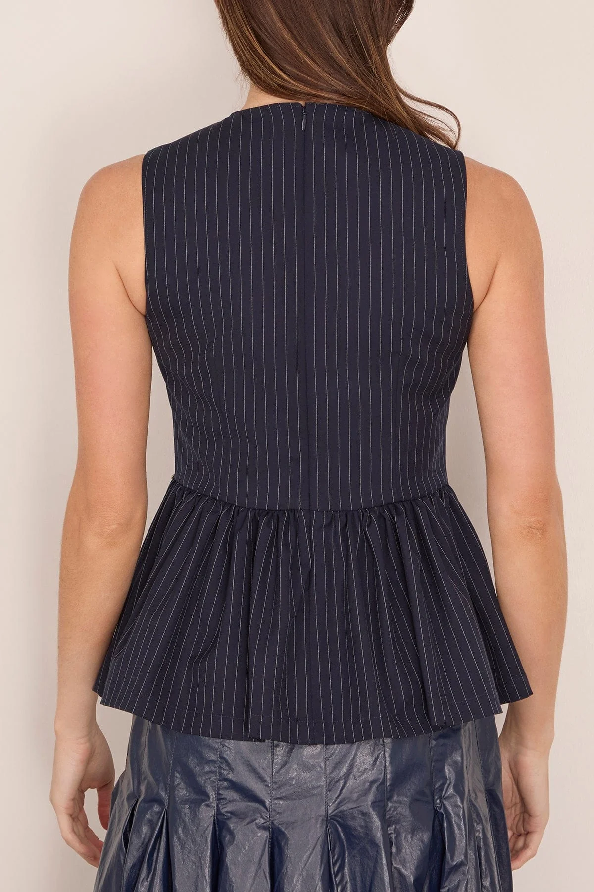 Astrid Embellishment Top in Classic Navy - Image 4