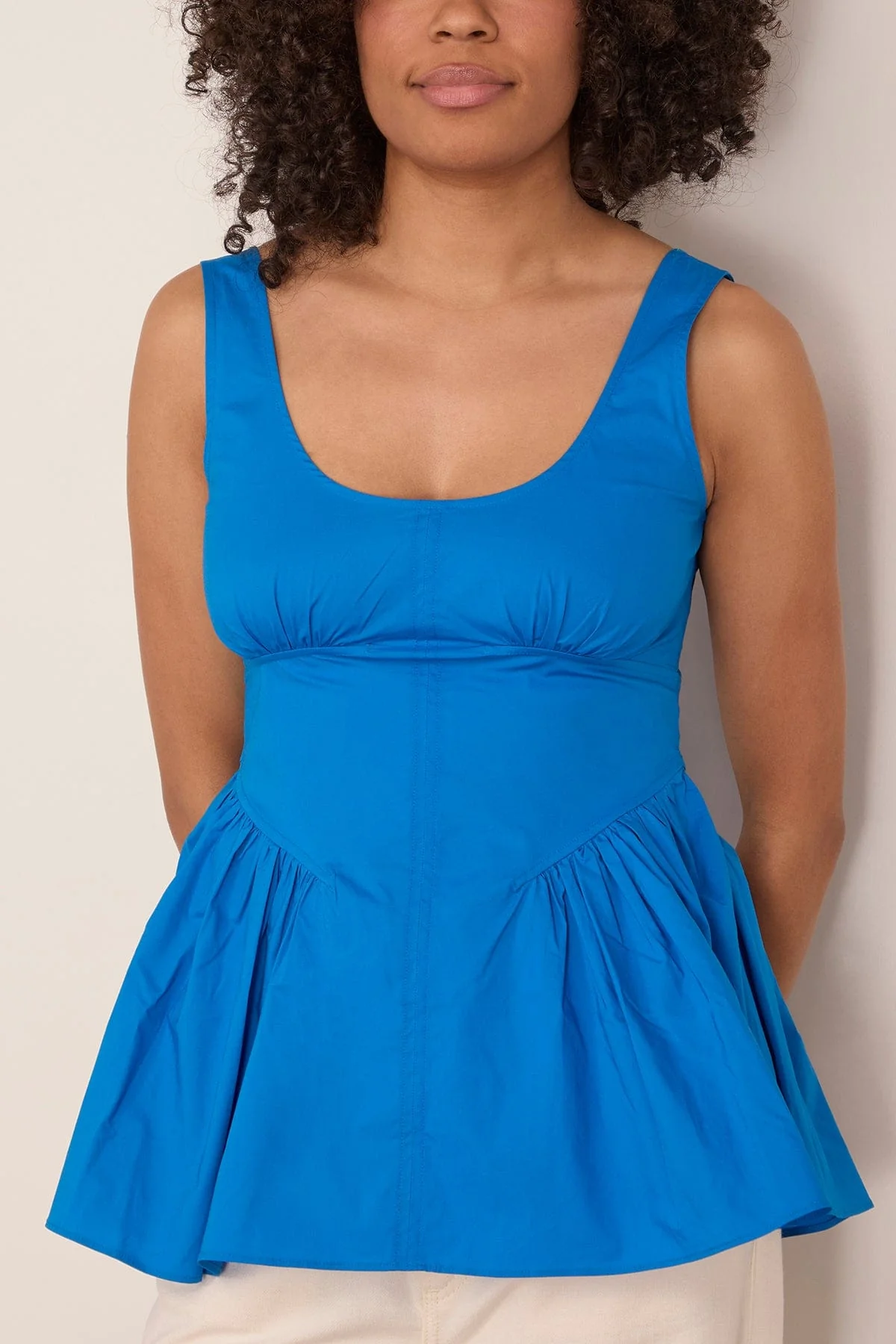 Bader Top in Cyan - Image 3
