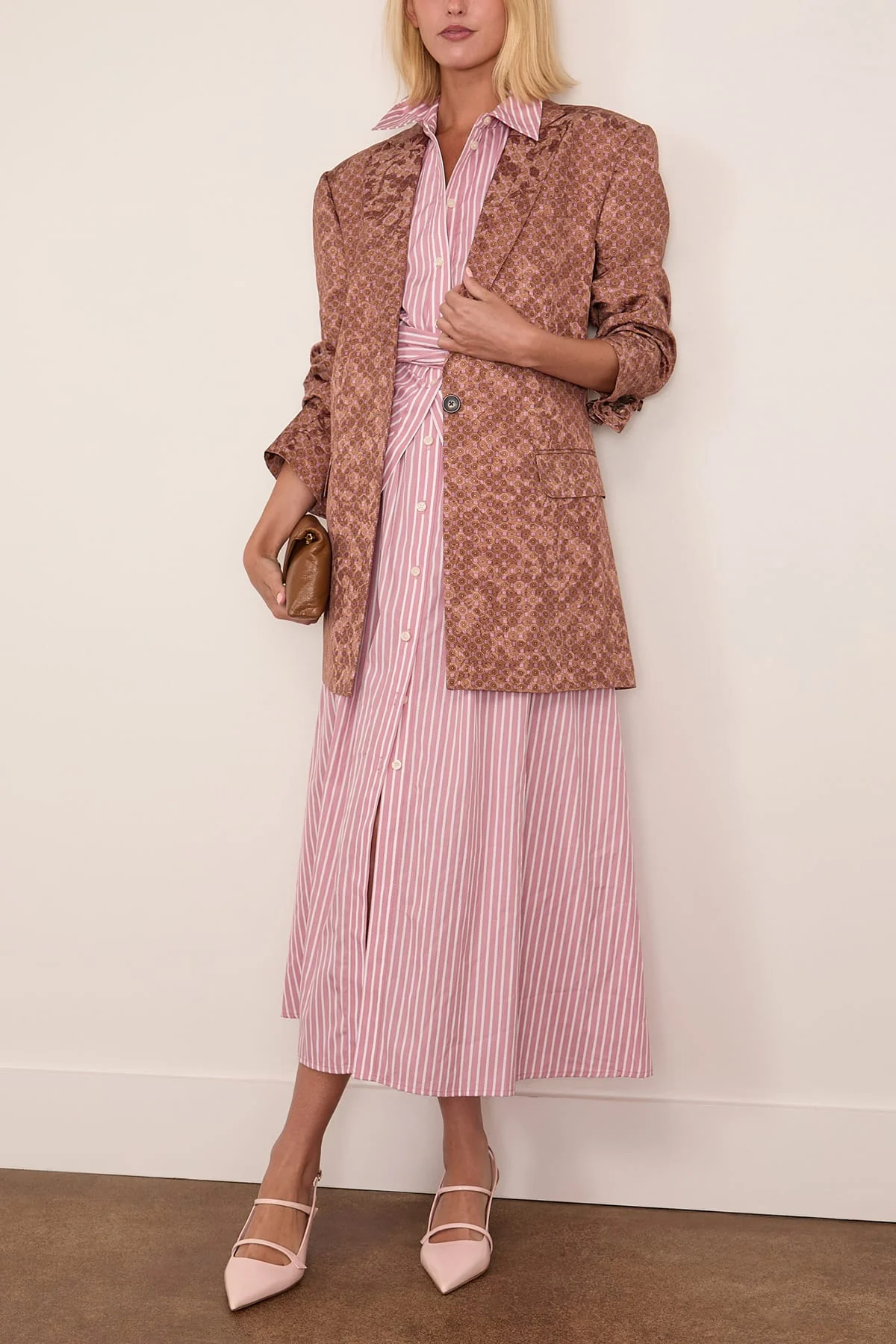 Baftan Jacket in Peach - Image 2