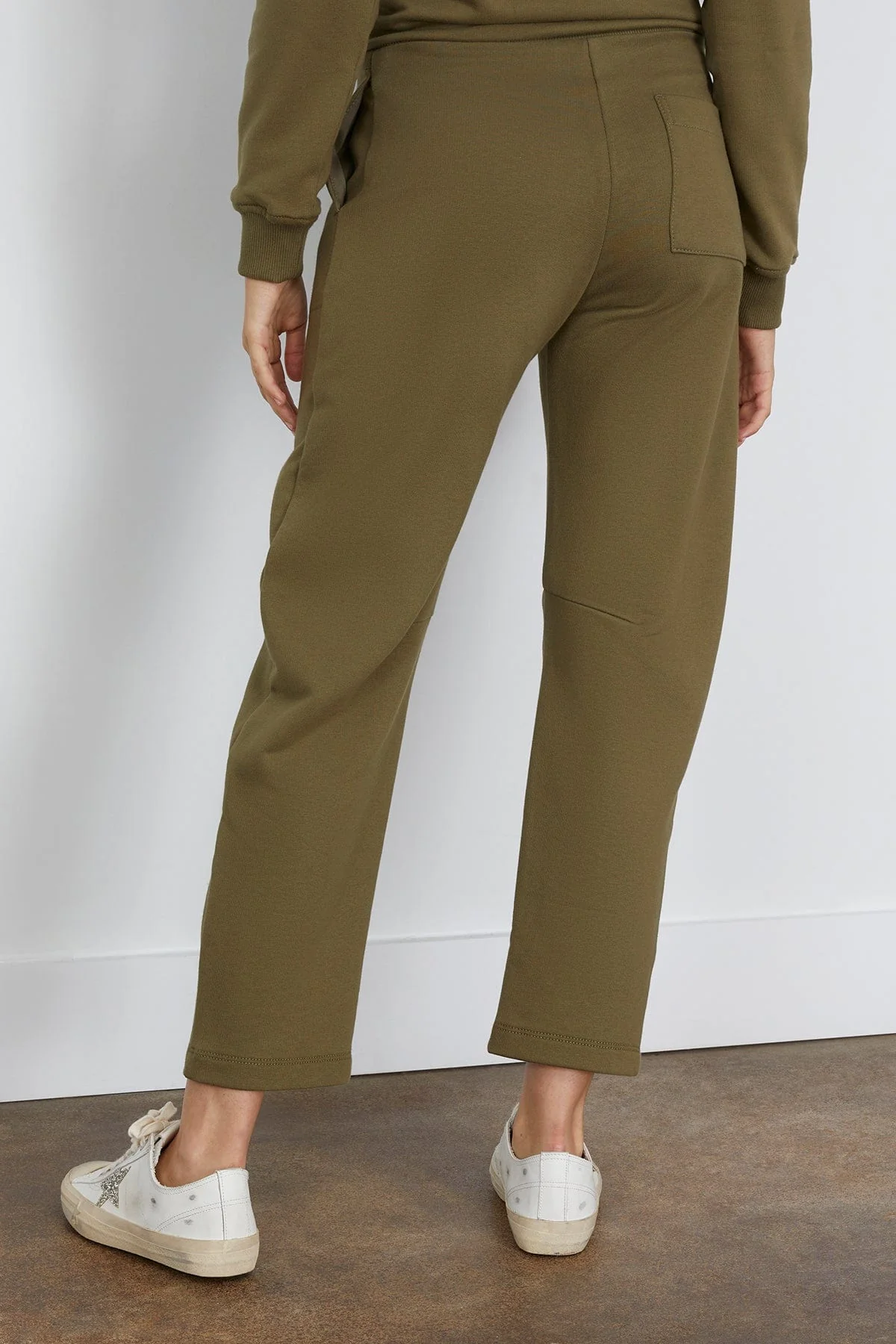Baltic Barrel Leg Sweatpants in Olive - Image 4