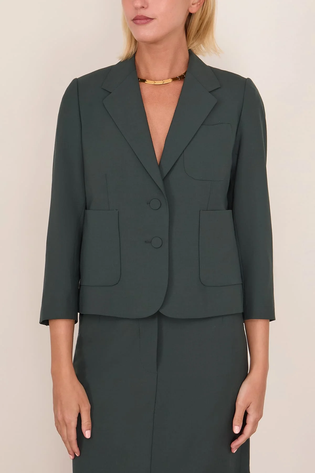 Bamis Jacket in Dark Green - Image 3