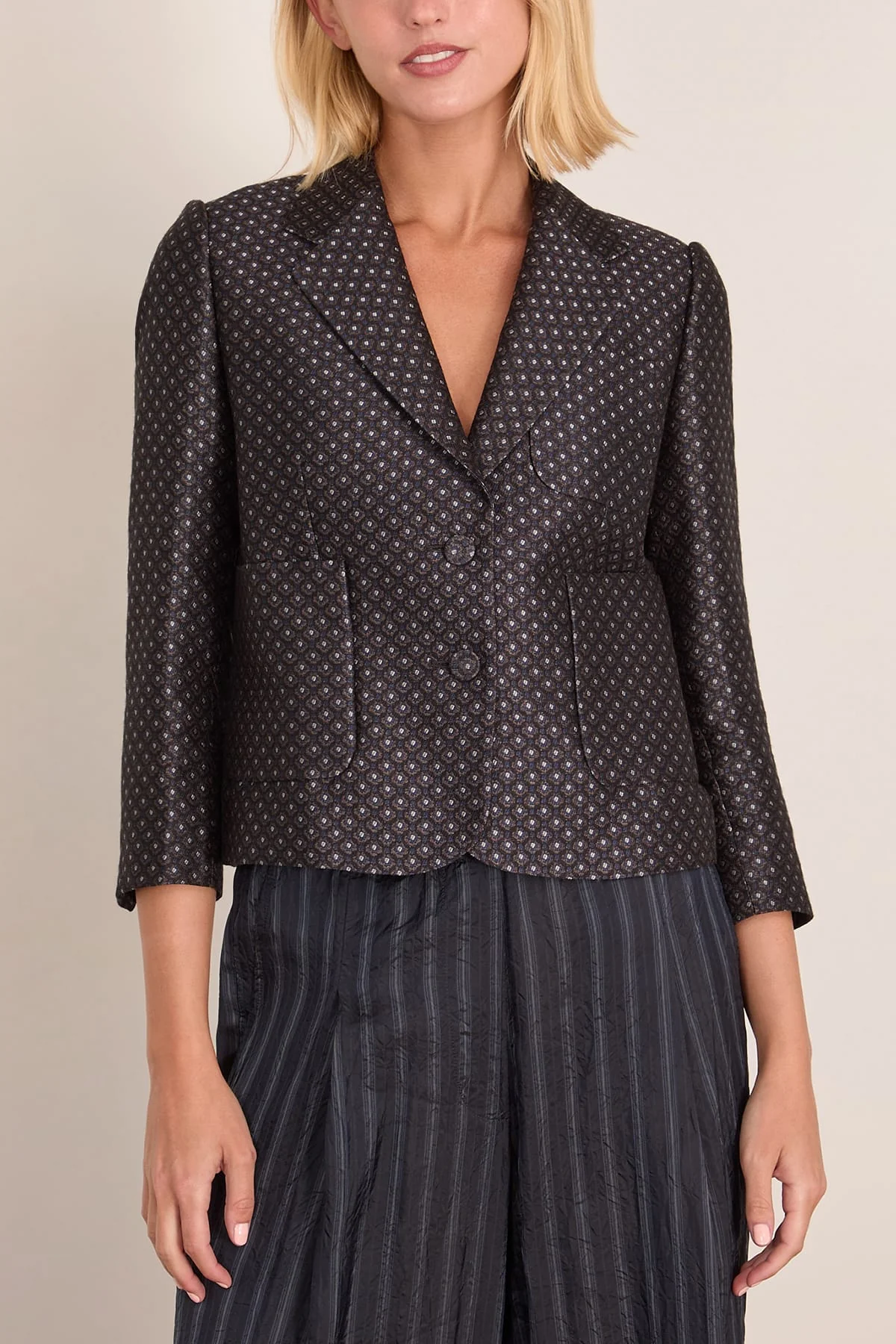 Bamis Jacket in Navy - Image 3