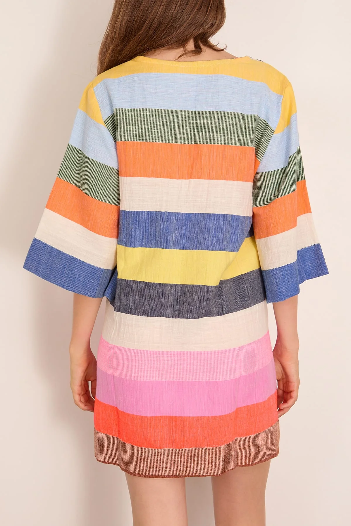 Belkis V-Neck Caftan in Pariti Fiesta - Image 4