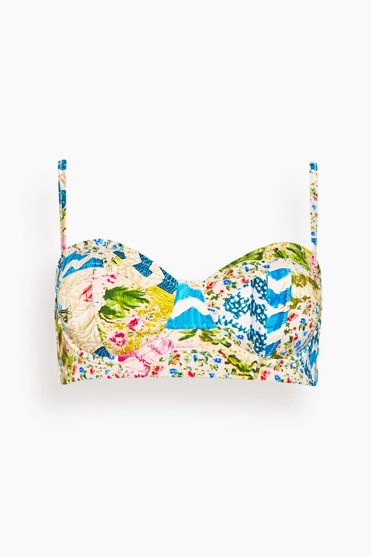 Bikini Top in Morning Glory