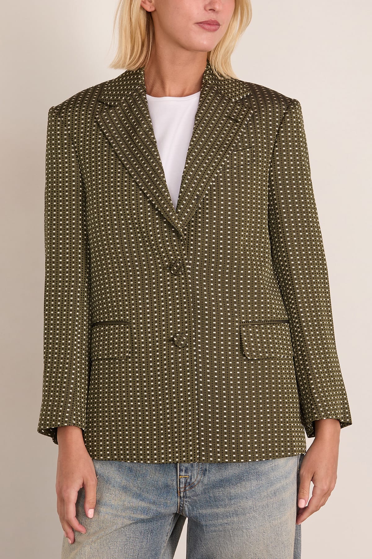 Birdys Jacket in Khaki - Image 3