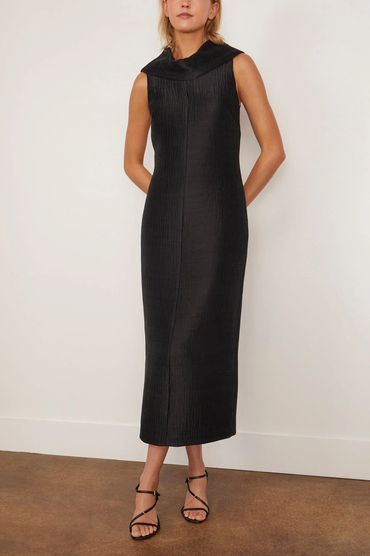 Blair Sheath Dress in Black - Image 3