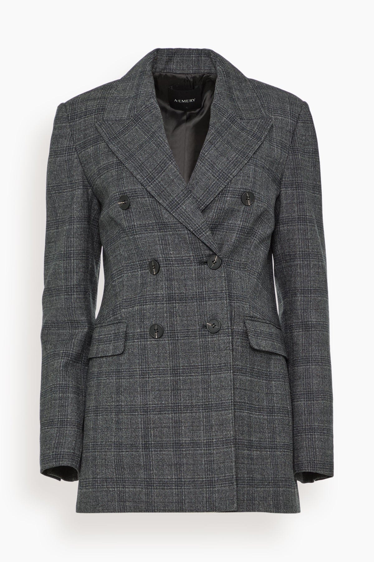 Blanche Blazer in Black Check