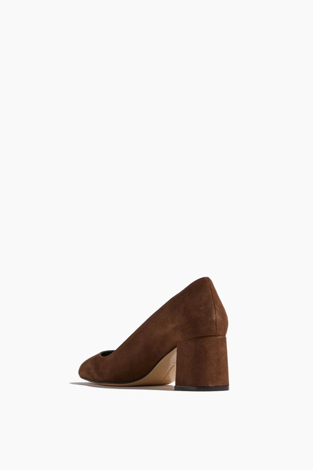 Block Heel Pump 60 in Mocha - Image 3