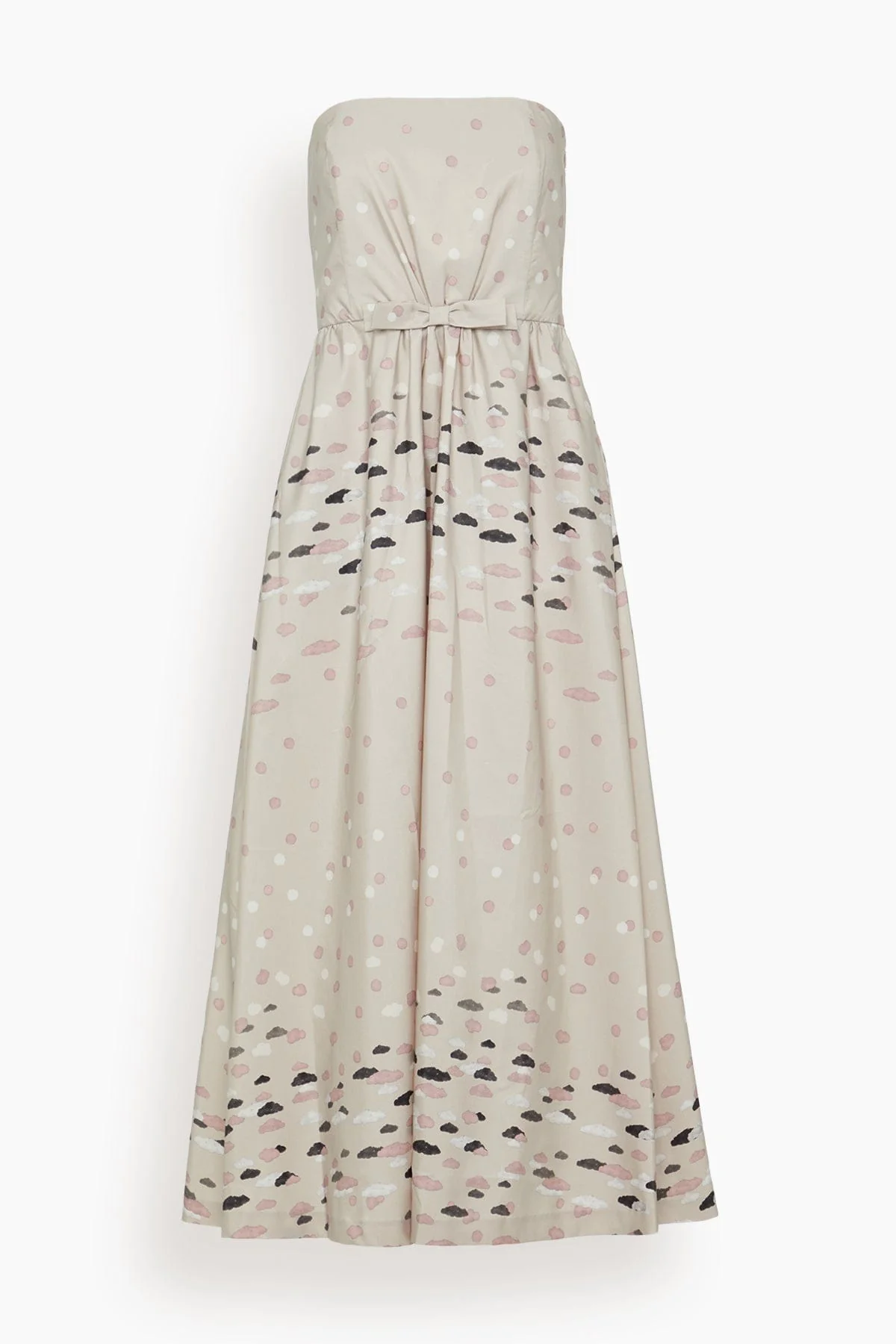 Bodette Dress in Polka Clouds