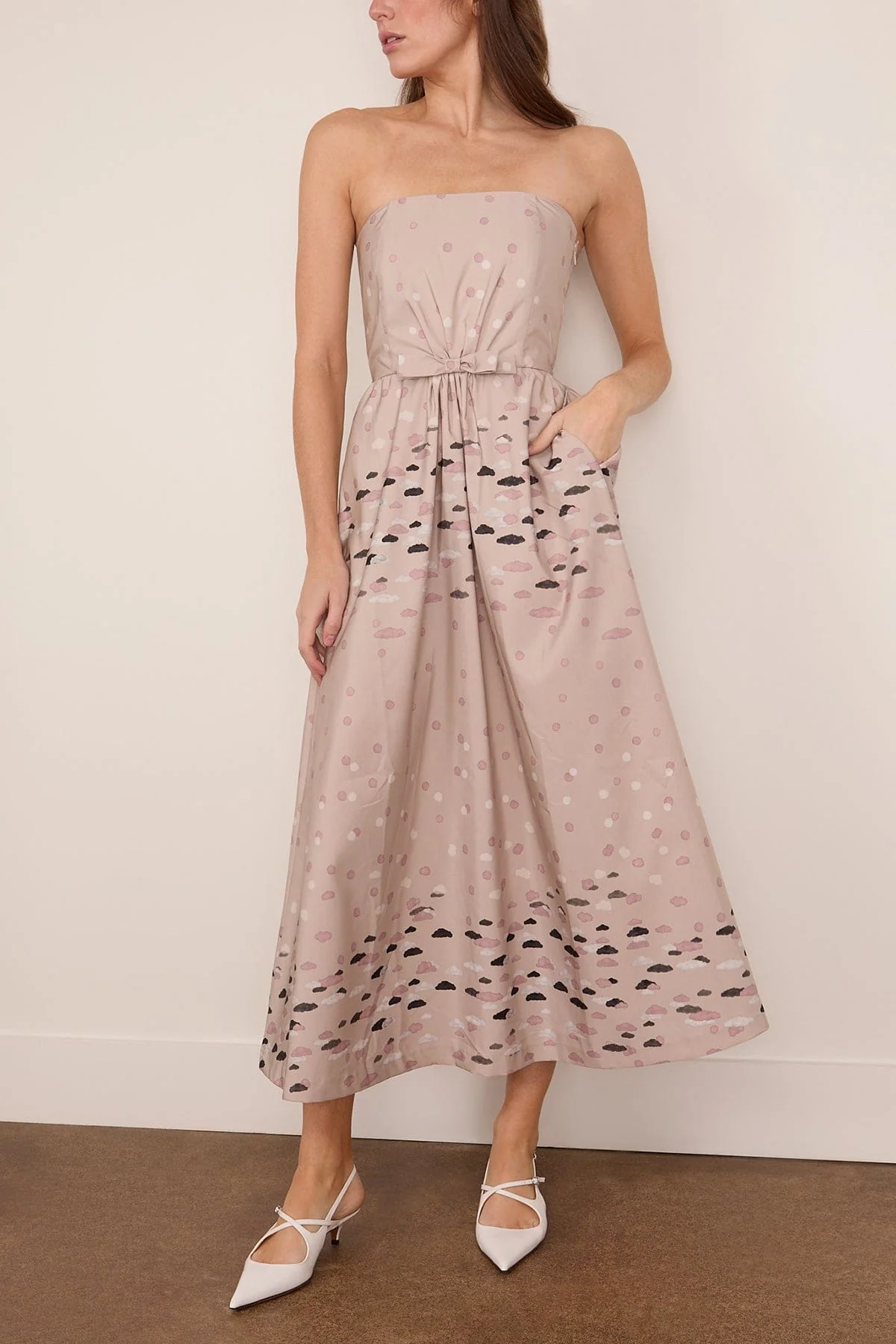 Bodette Dress in Polka Clouds - Image 3