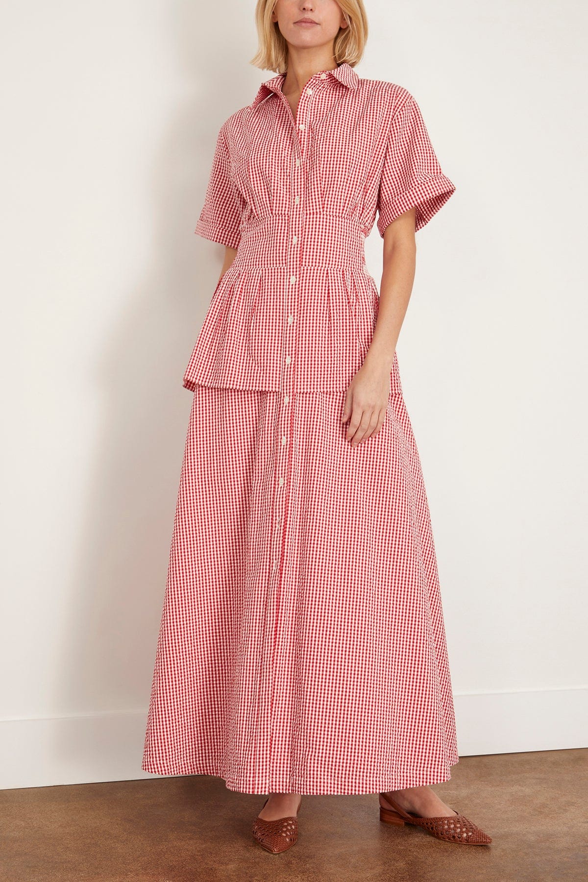 Boogie Woogie Bugle Boy Dress in Red Gingham - Image 5