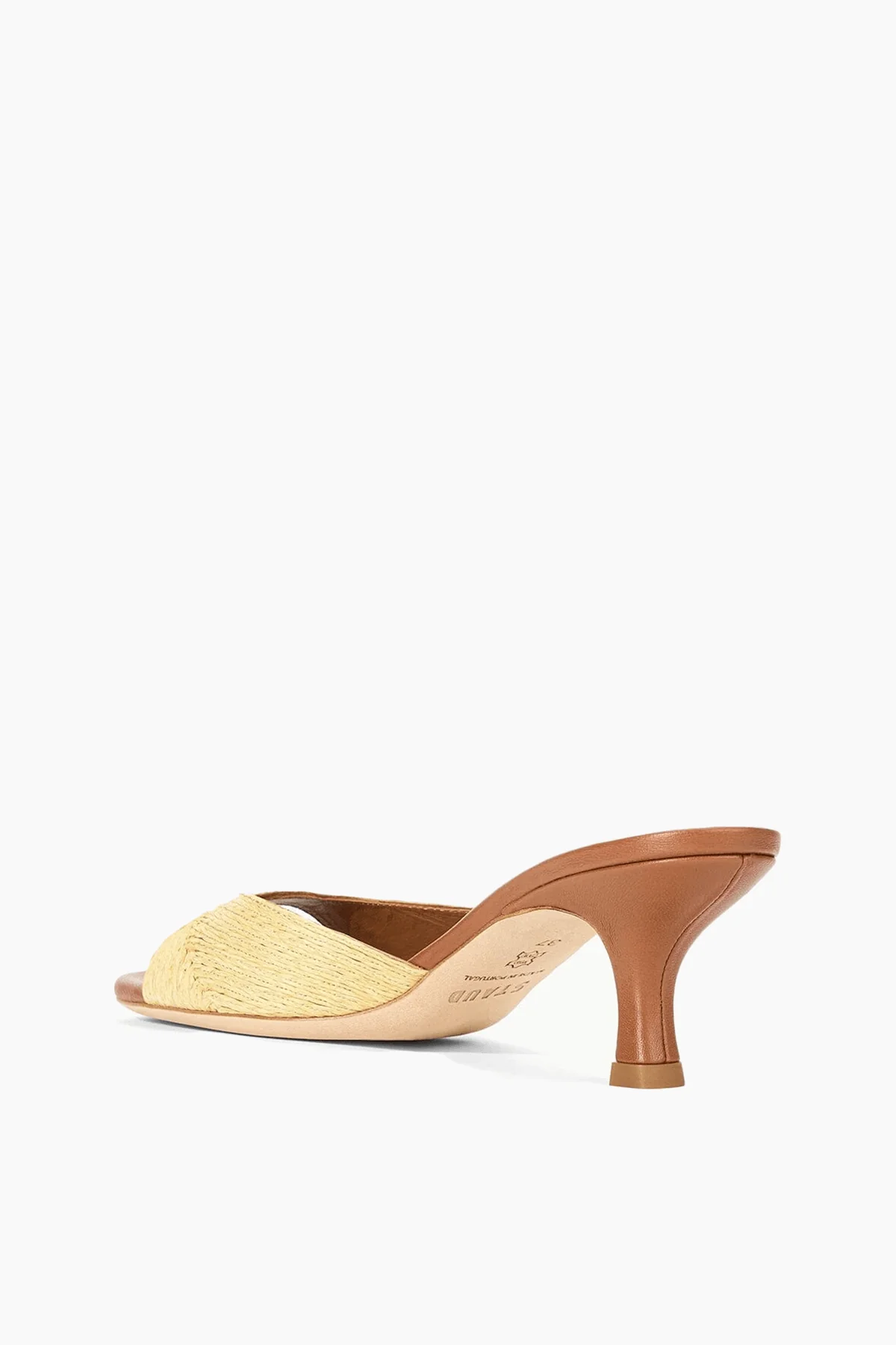 Brigitte Mule in Natural Raffia - Image 4
