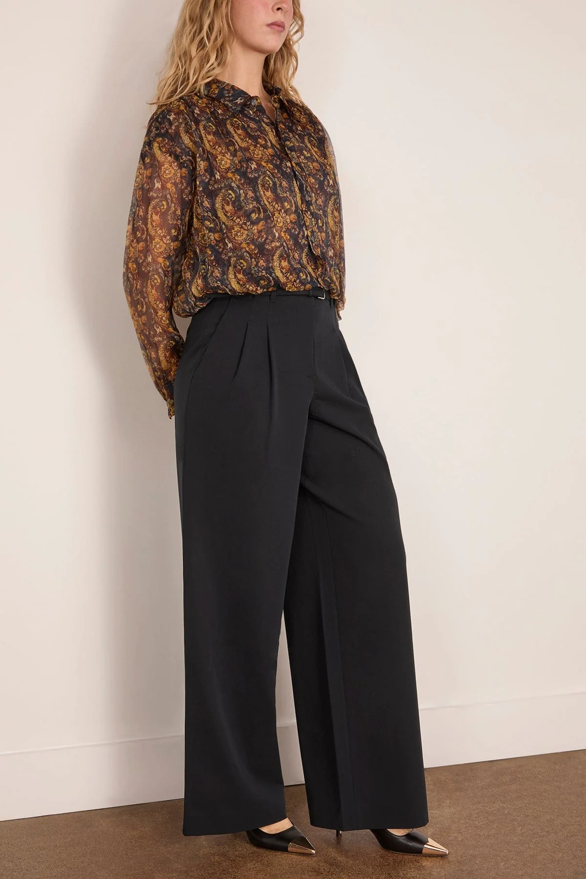 Bubble Shirt in Multicolor Paisley - Image 2