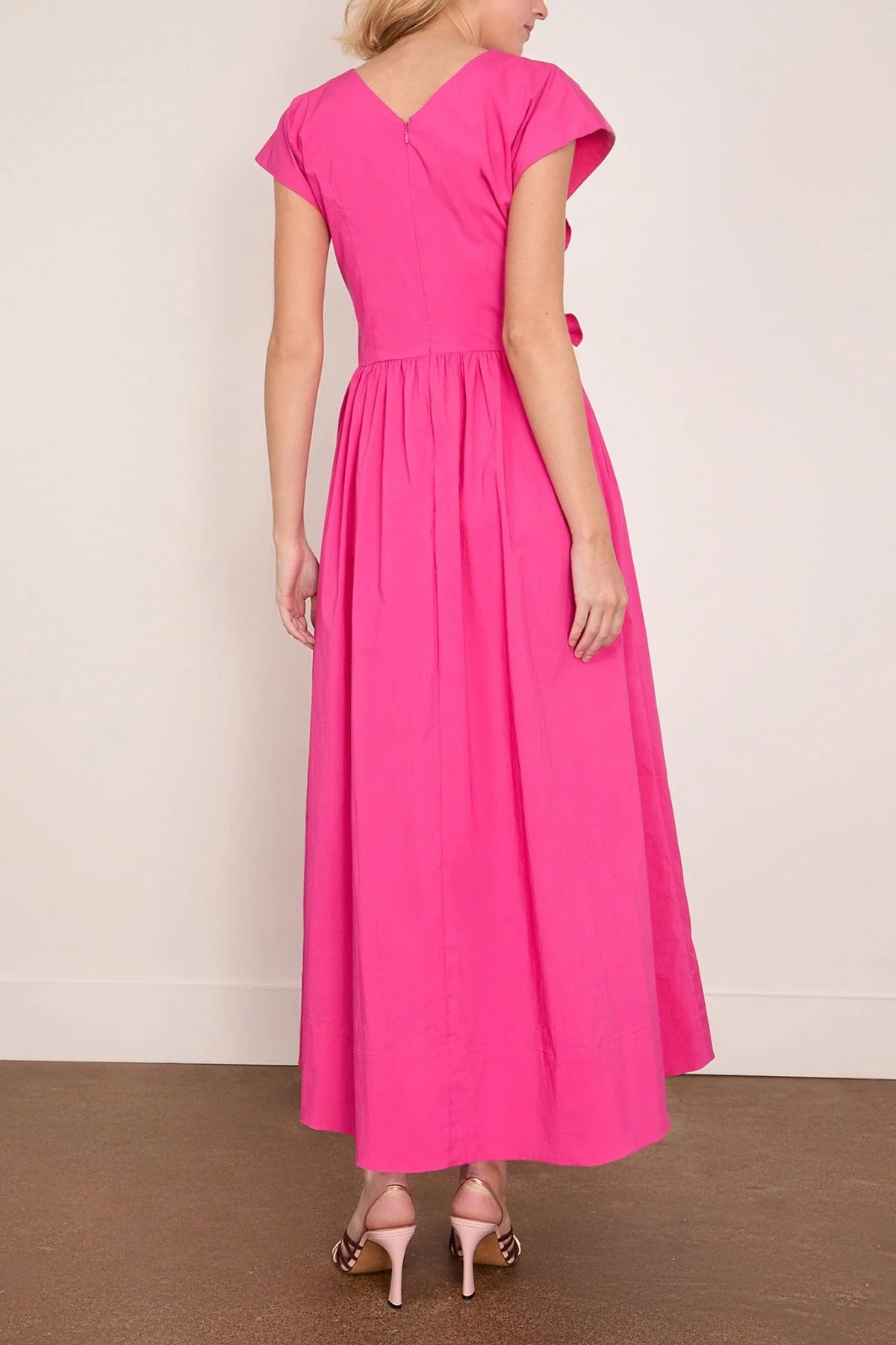Calista Dress in Fuchsia - Image 4