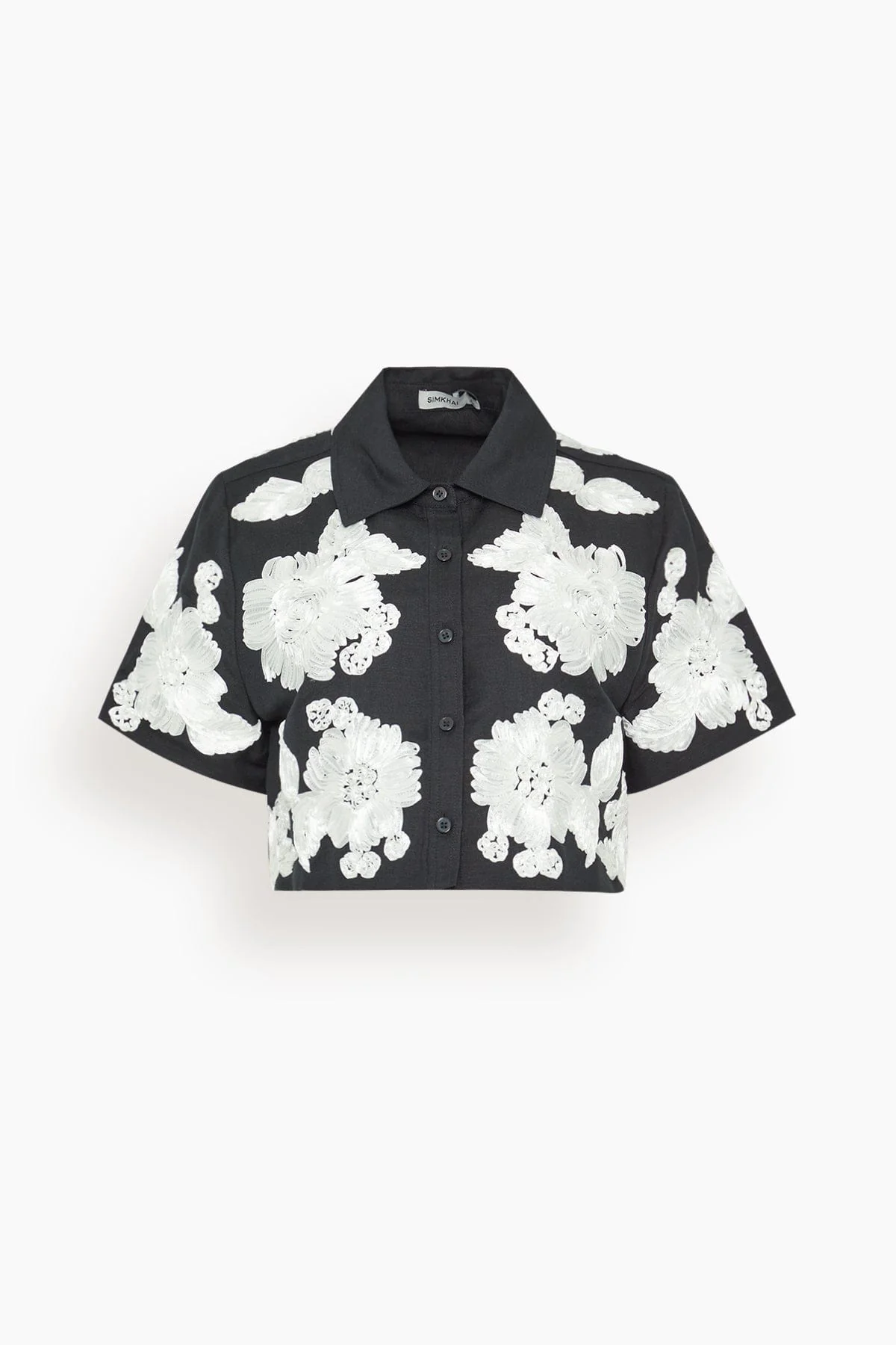 Callie Camp Shirt in Black Multi
