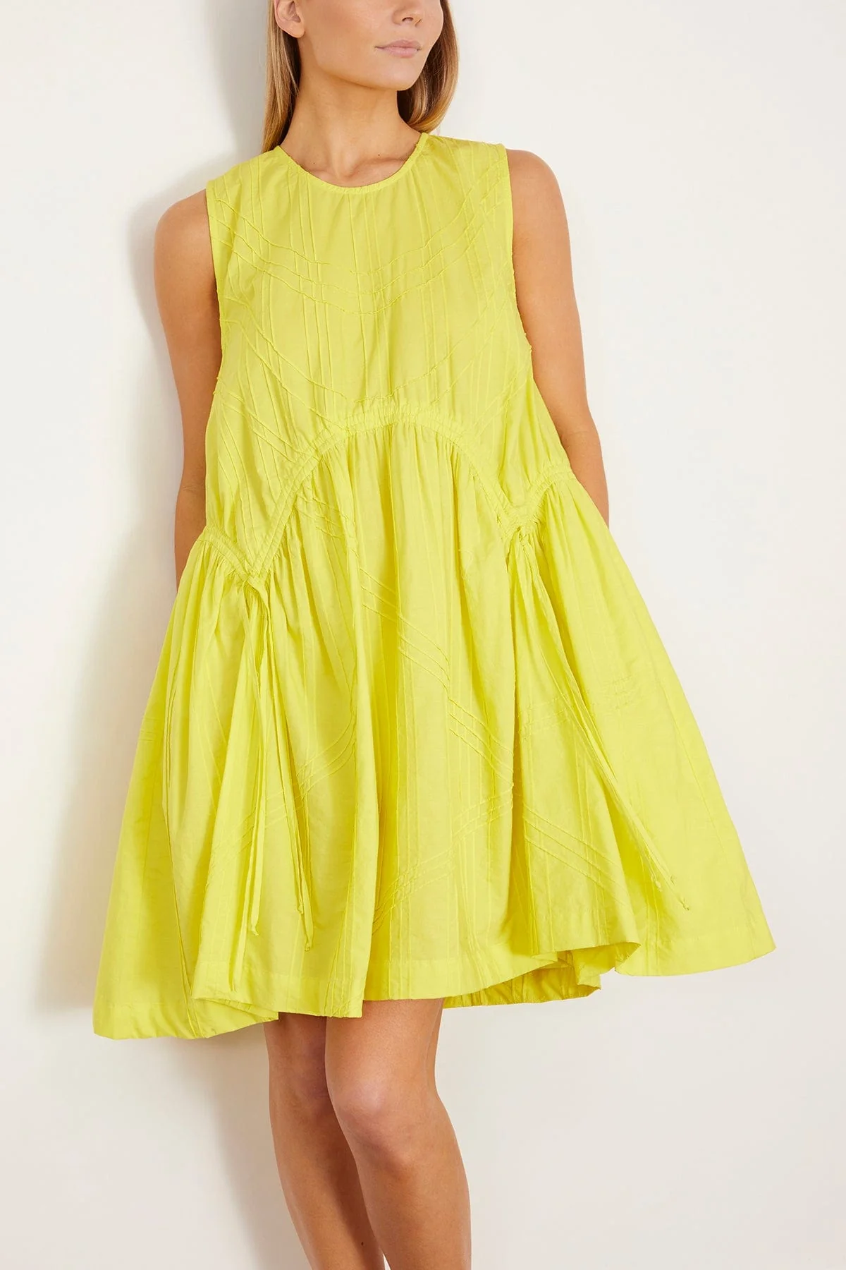 Camden Tunic Dress in Yellow - Image 3