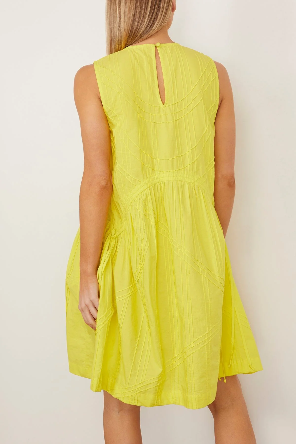 Camden Tunic Dress in Yellow - Image 4