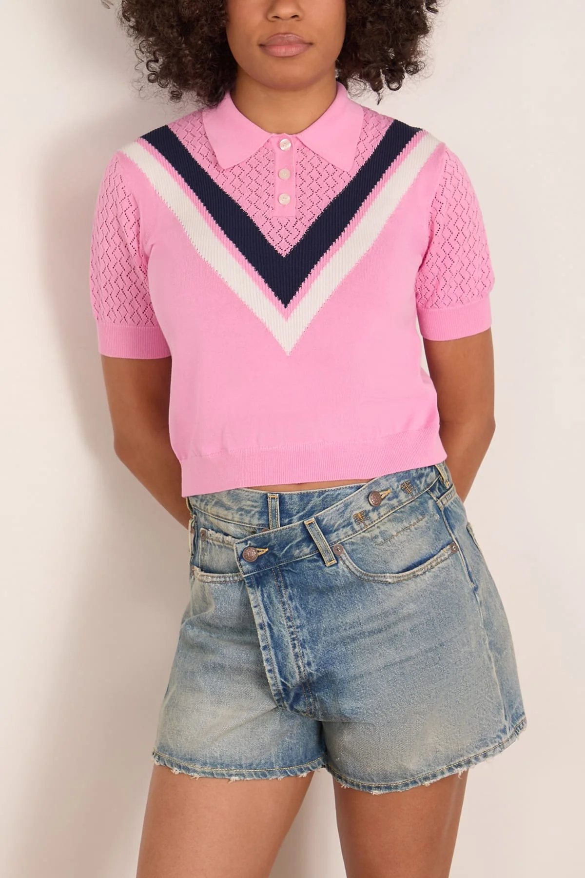 Camilla Top in Begonia Pink - Image 3