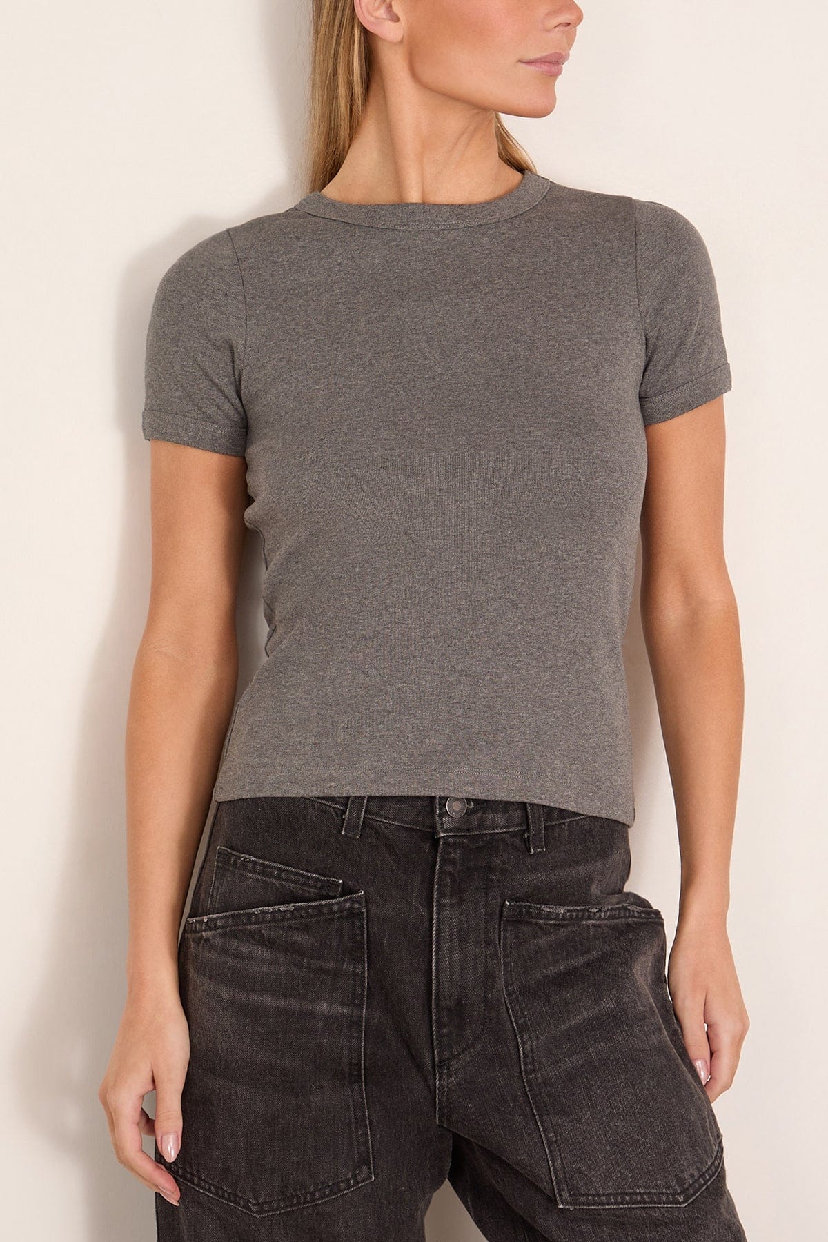 Car Tee in Melee Grey - Image 3