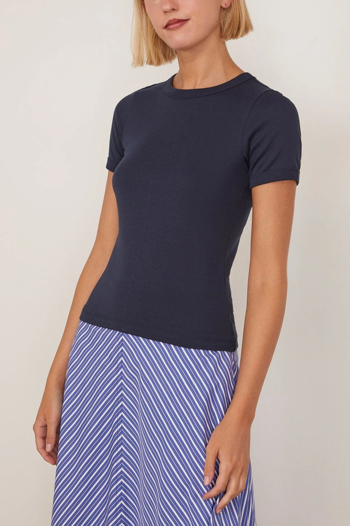 Car Tee in Navy - Image 3