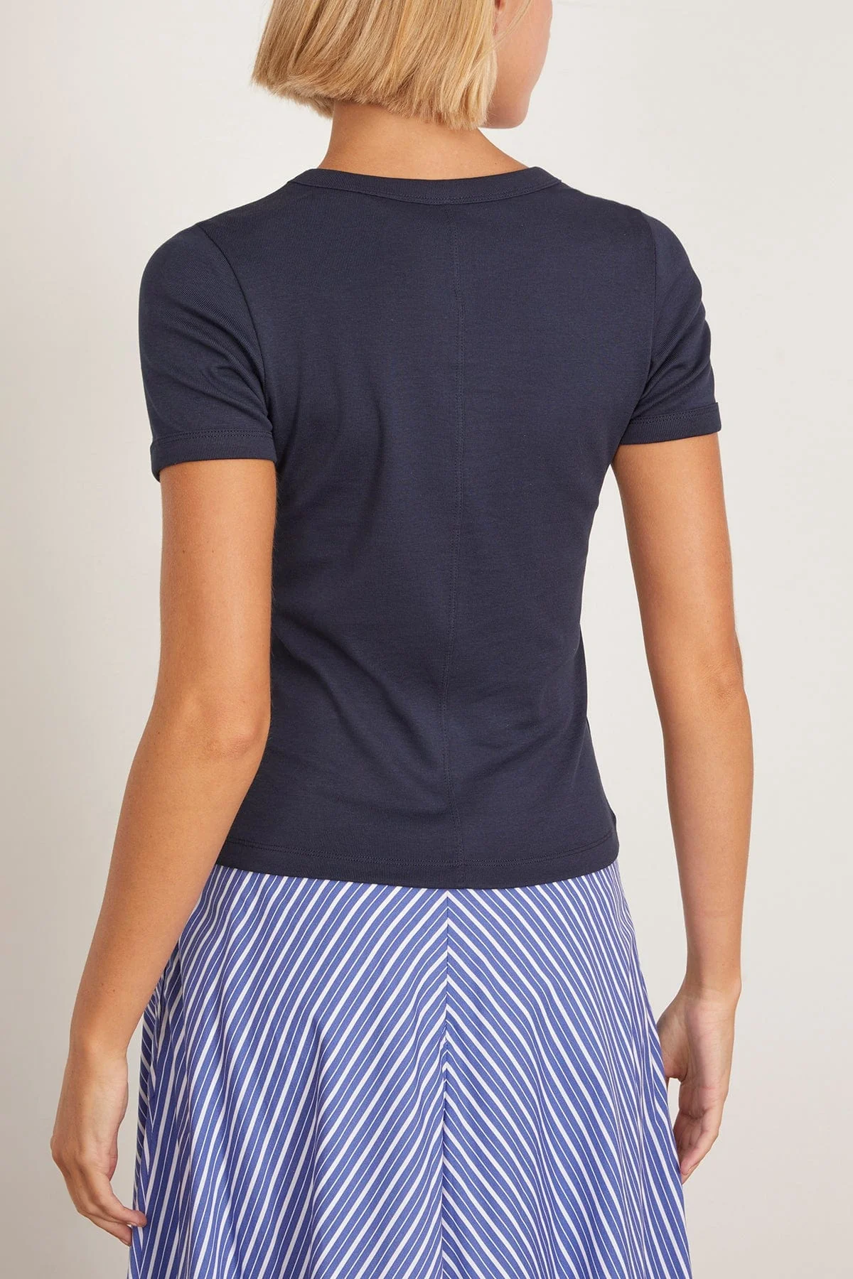 Car Tee in Navy - Image 4
