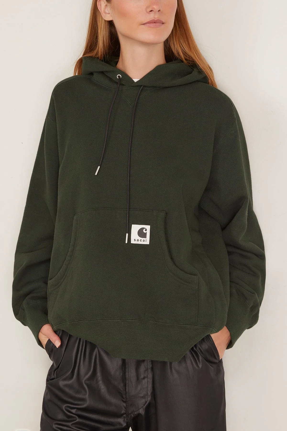 Carhartt WIP Cotton Jersey Hoodie in Green - Image 3