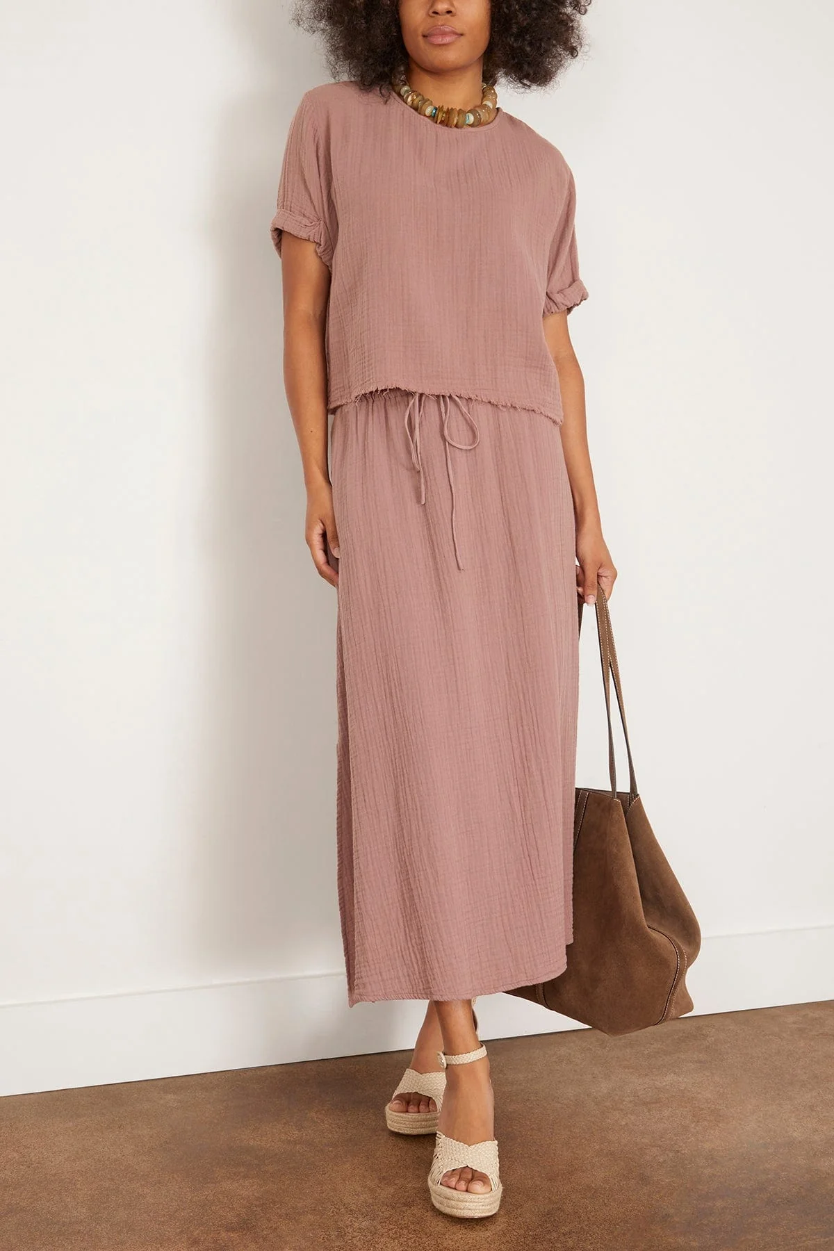 Carson Top in Dusty Rose - Image 2
