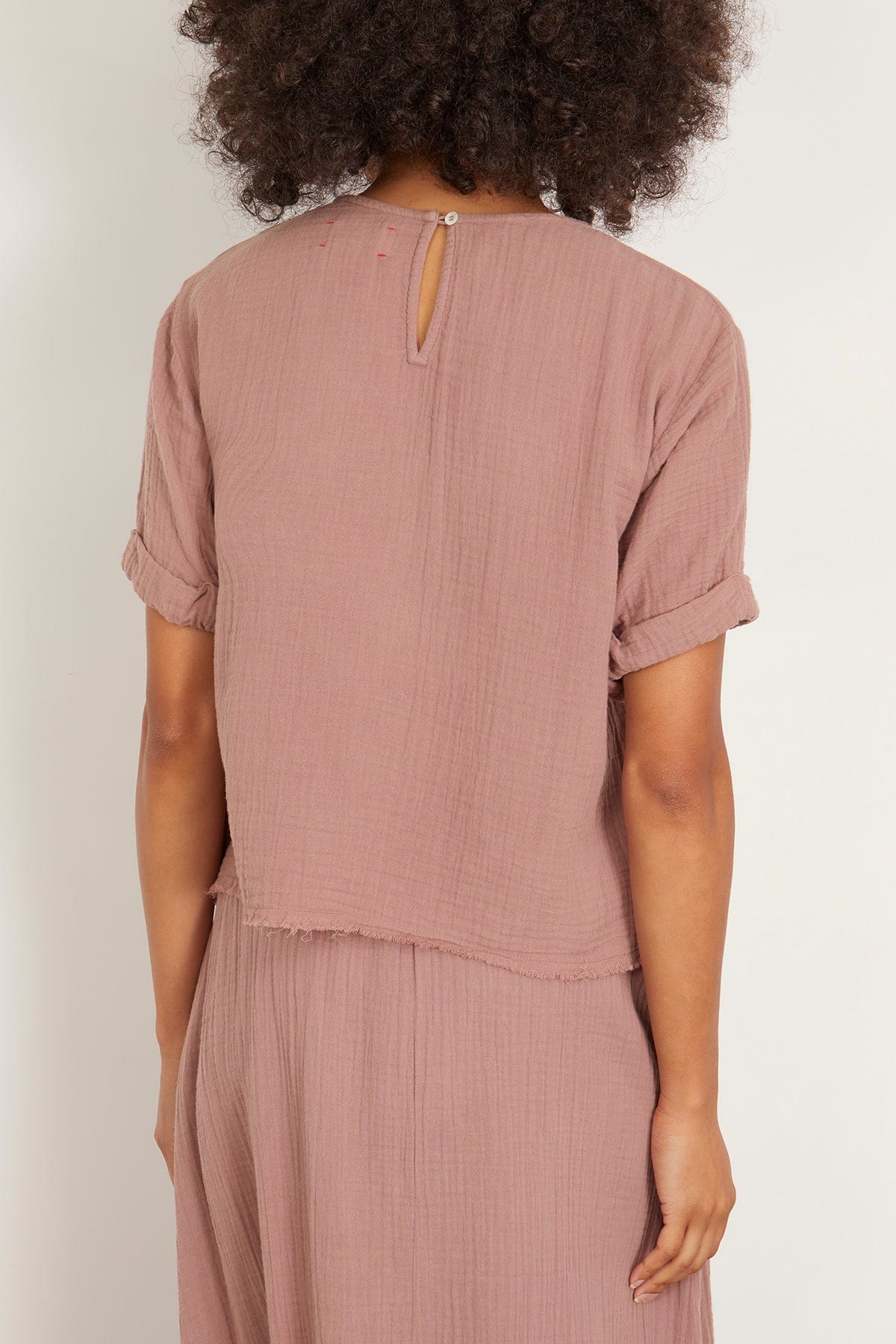 Carson Top in Dusty Rose - Image 4
