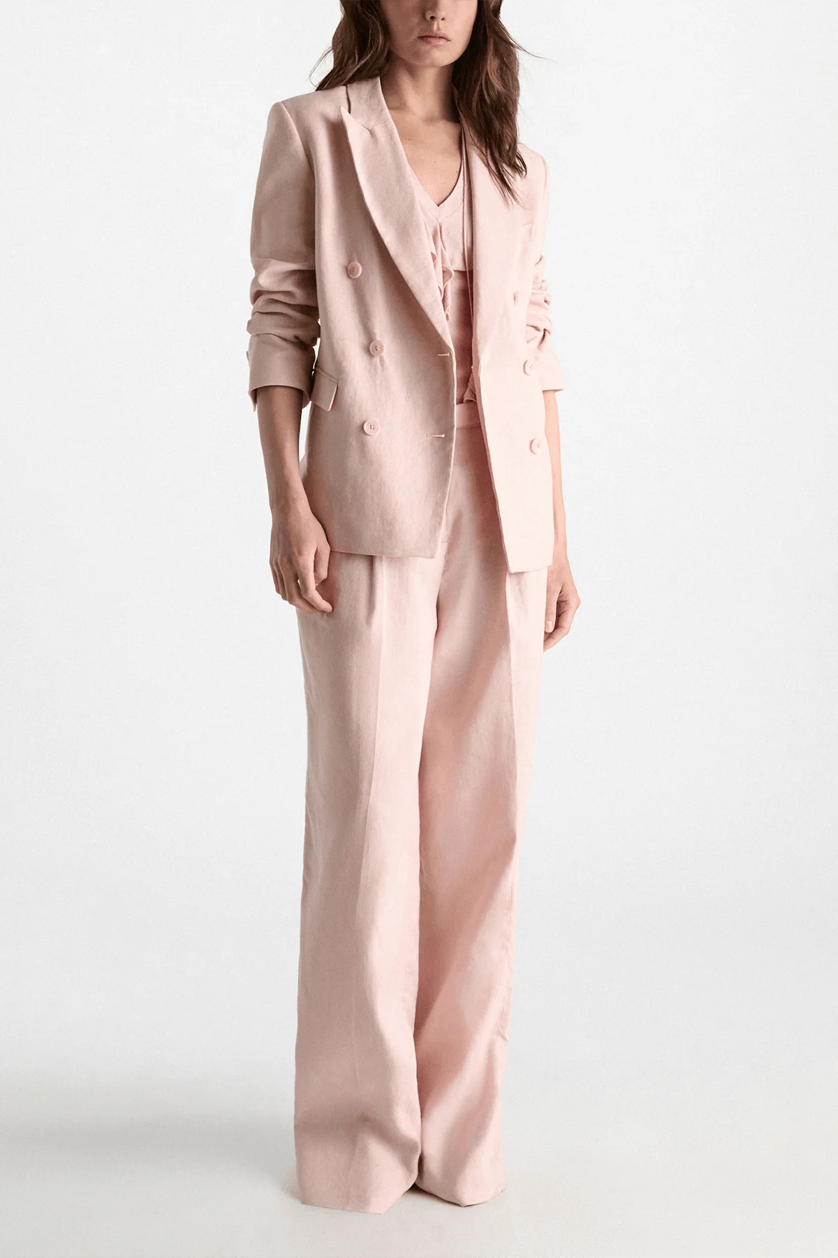 Casual Sophistication Jacket in Powder - Image 2
