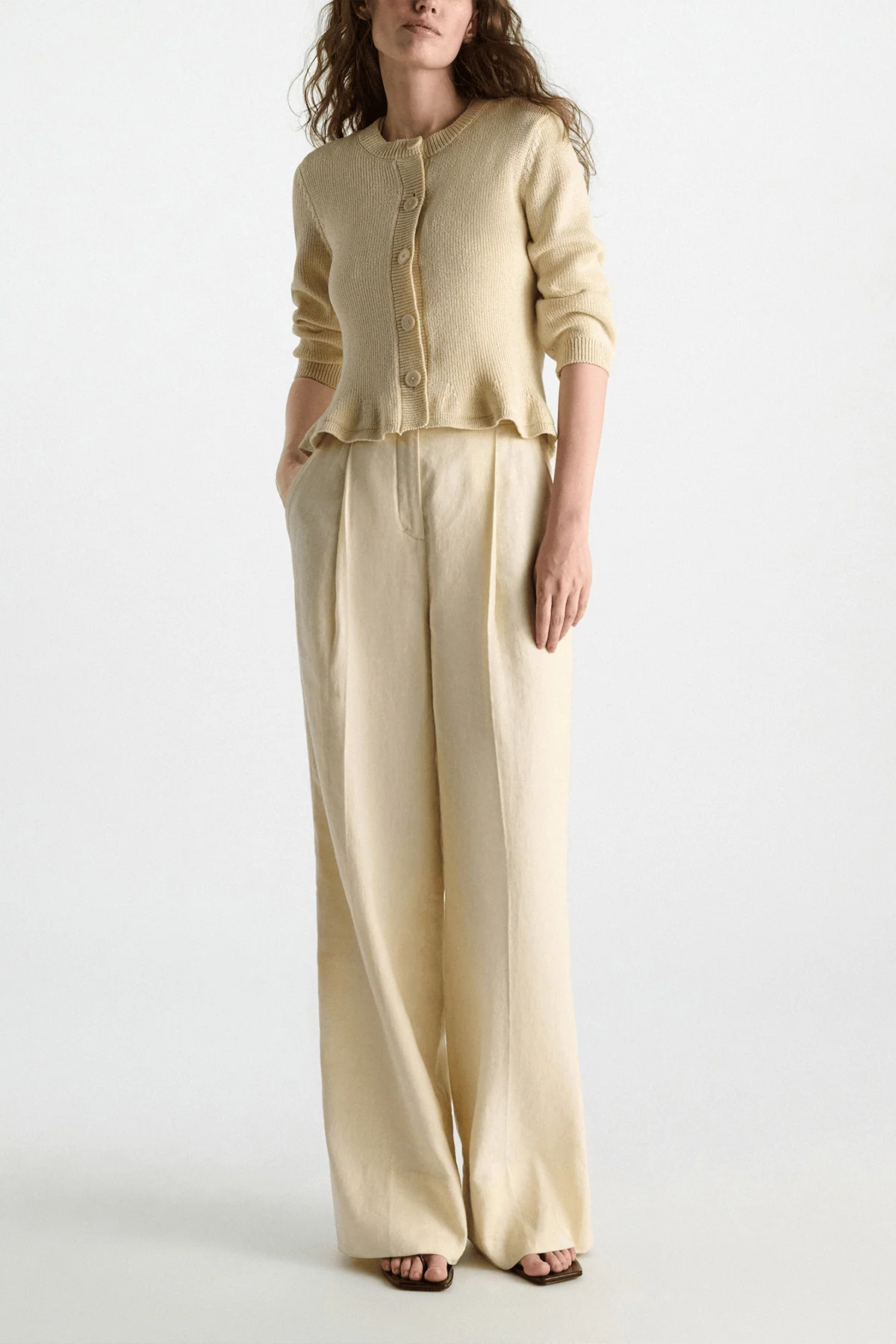 Casual Sophistication Pants in Champagne - Image 2