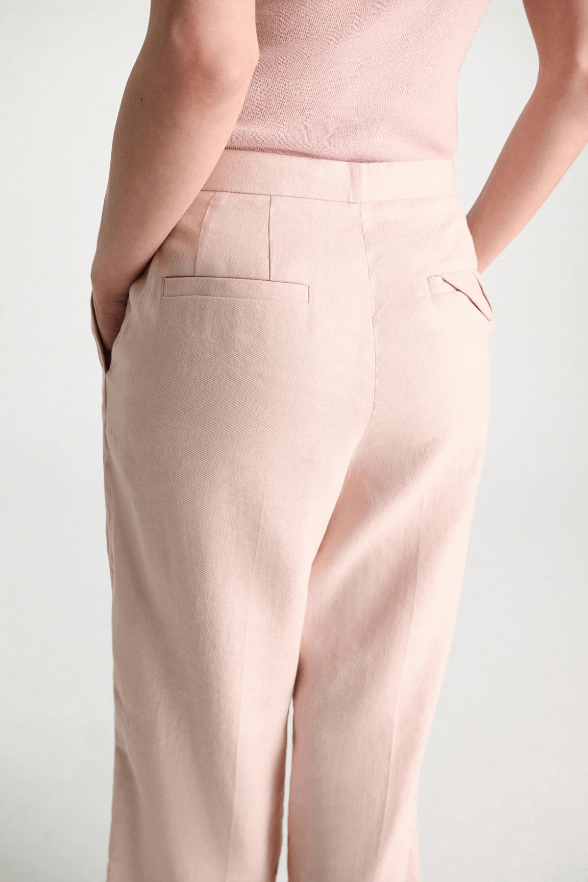 Casual Sophistication Pants in Powder - Image 4