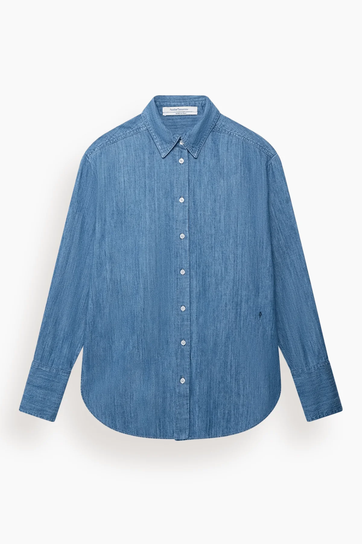 Chambray Shirt in Medium Blue