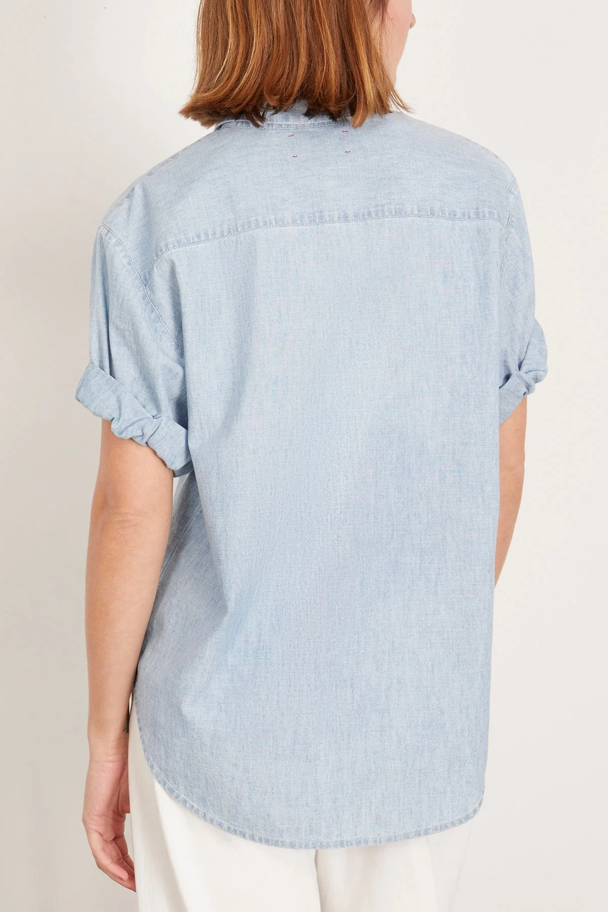 Channing Shirt in Dusty Blue - Image 4